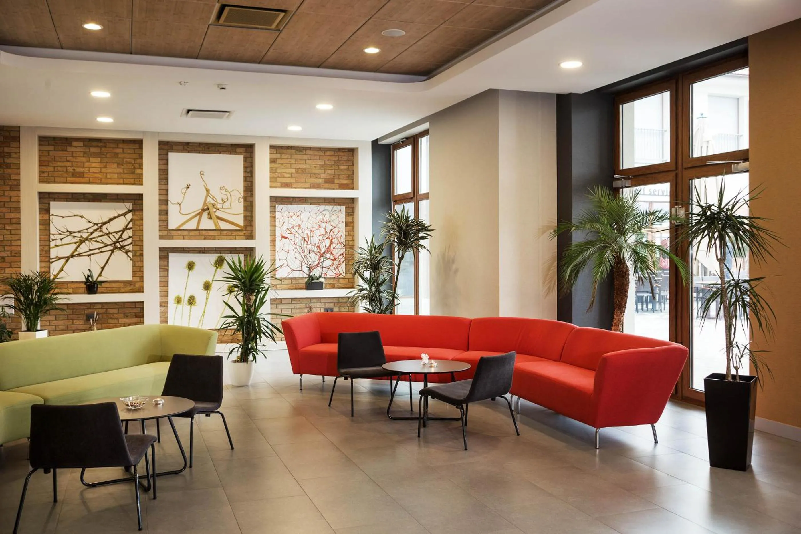 Lobby or reception in Family-Hotel
