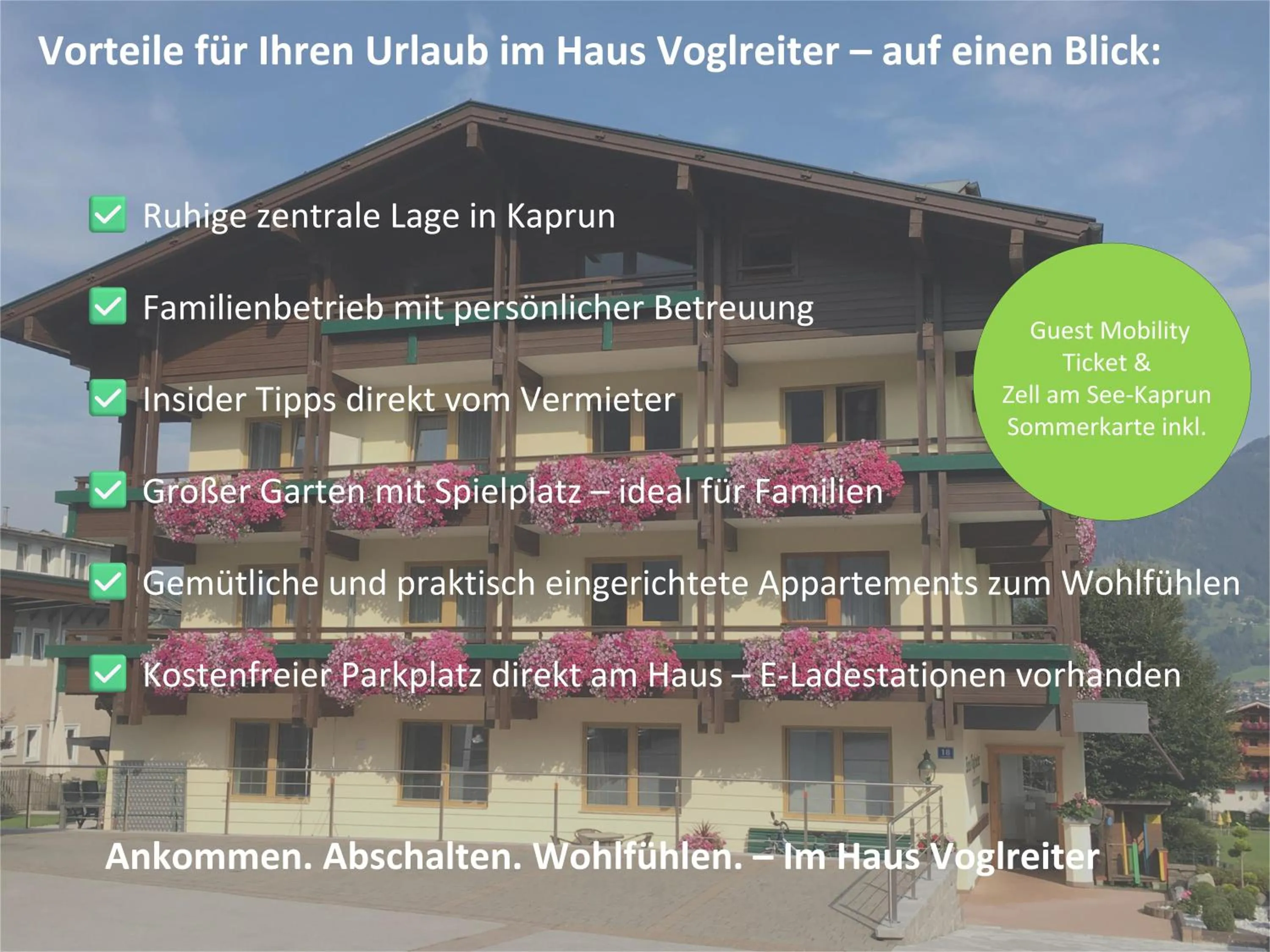 Studio Appartement Haus Voglreiter