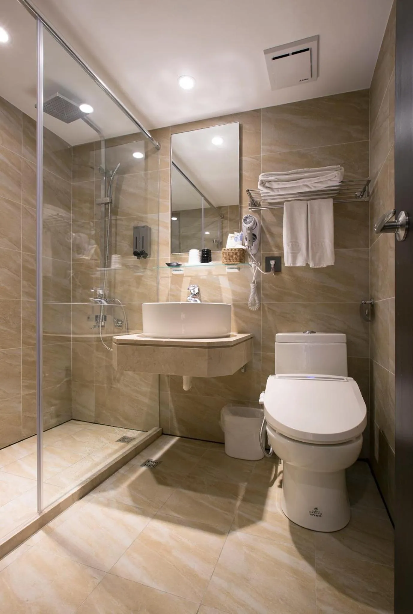 Bathroom in Noble Hotel