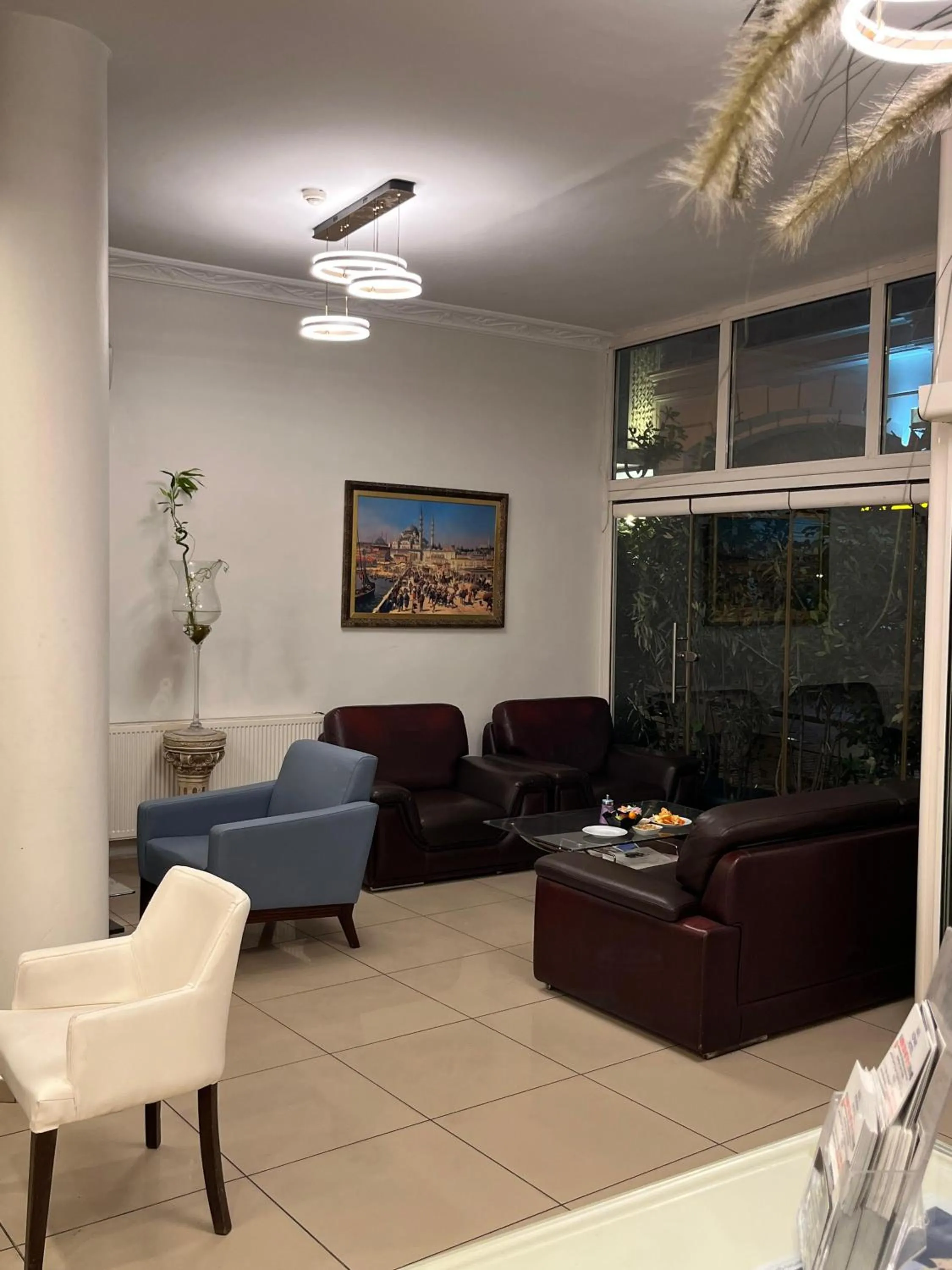 Seating area in Adil Konak Hotel