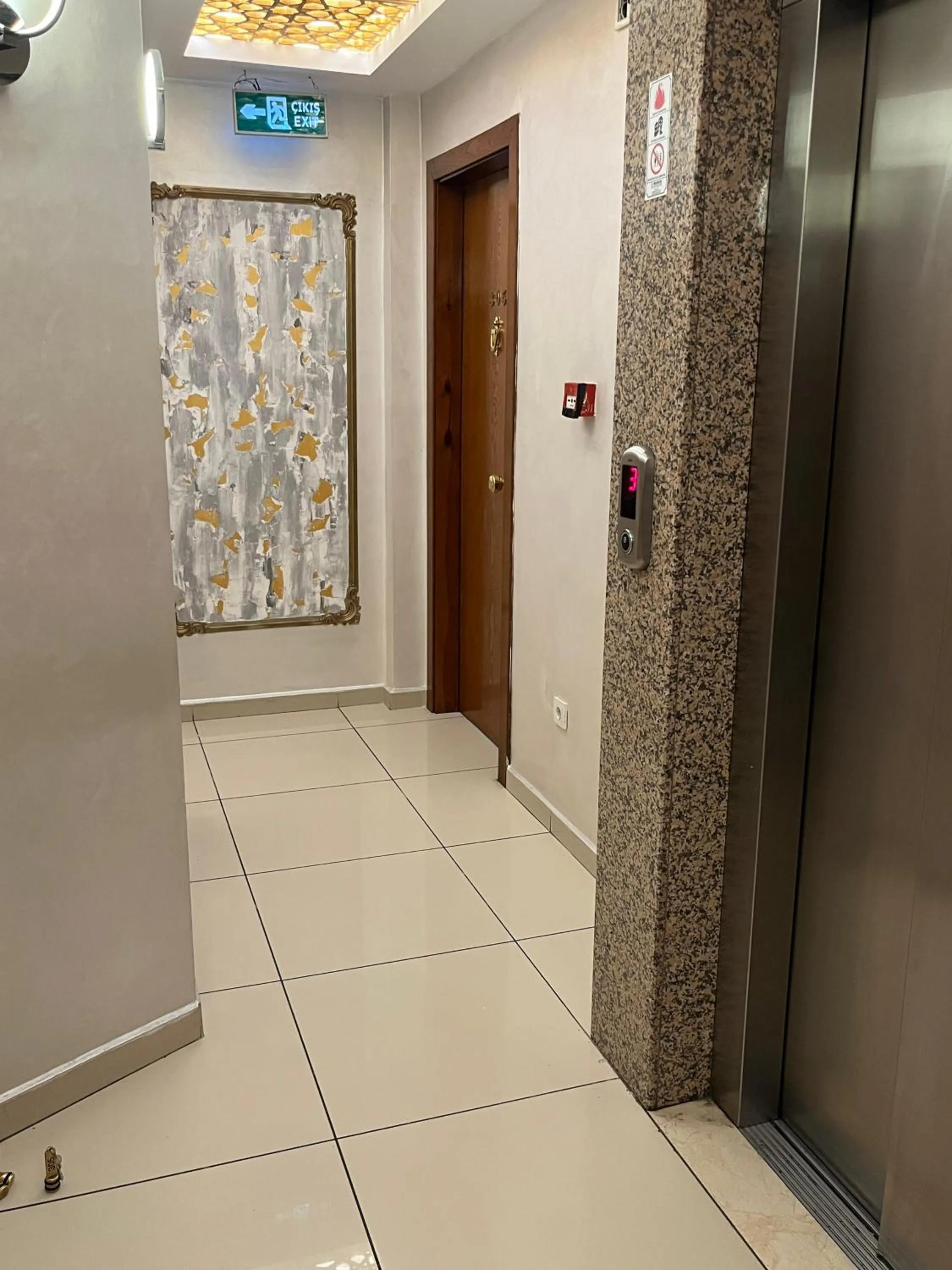 Decorative detail in Adil Konak Hotel
