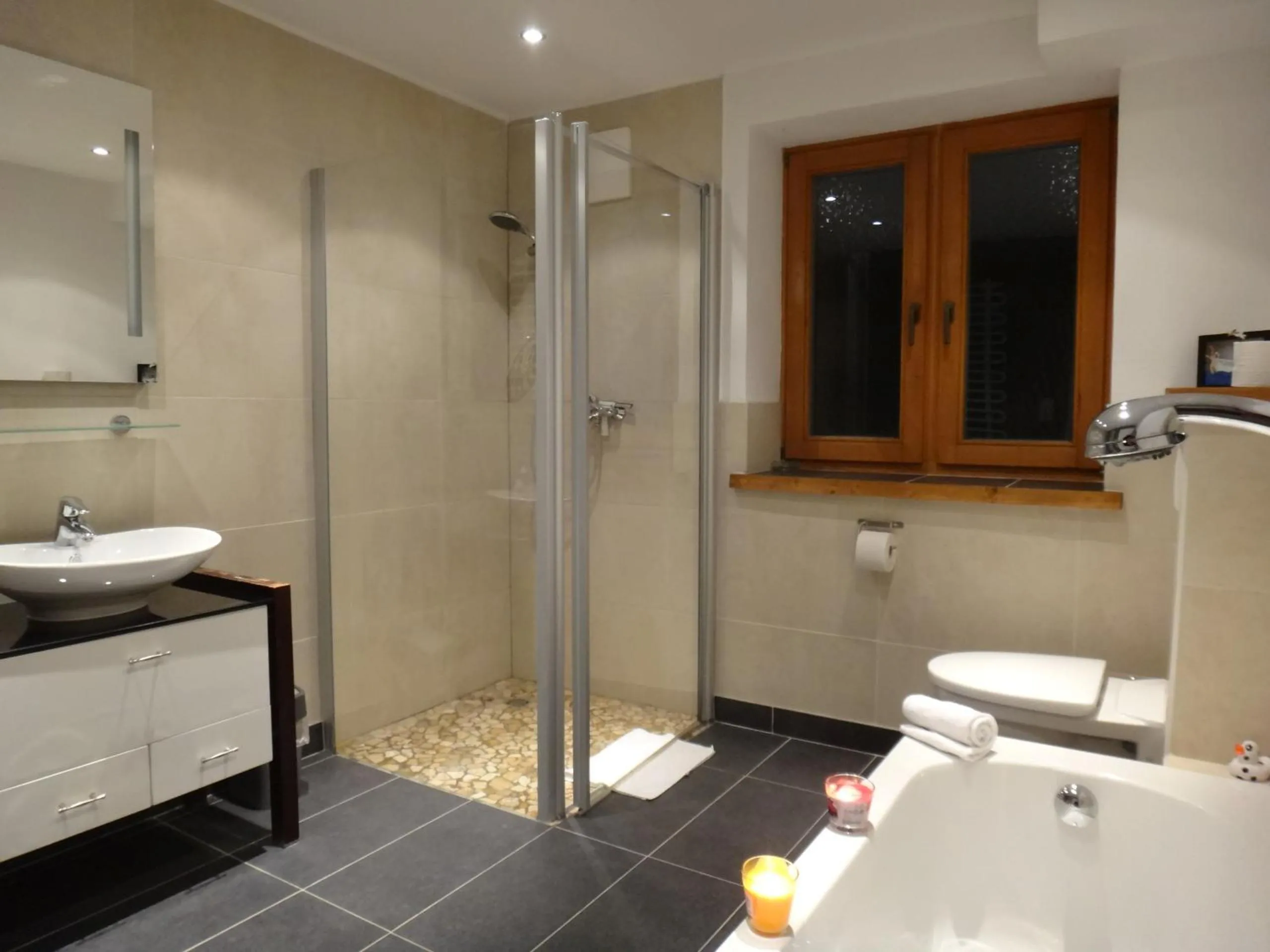 Shower in Apartment Kirchberg by Apartment Managers