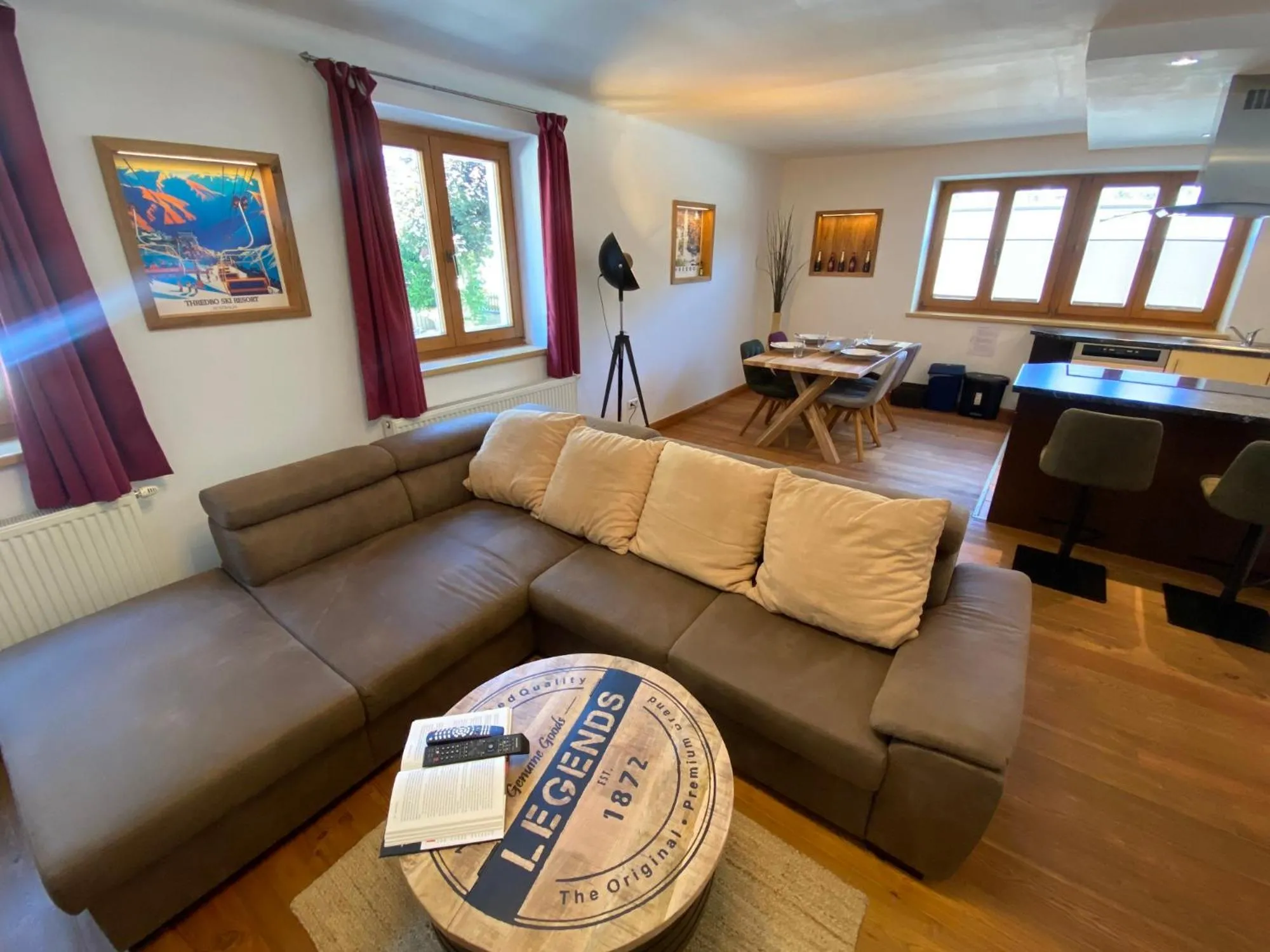 Living room in Apartment Kirchberg by Apartment Managers