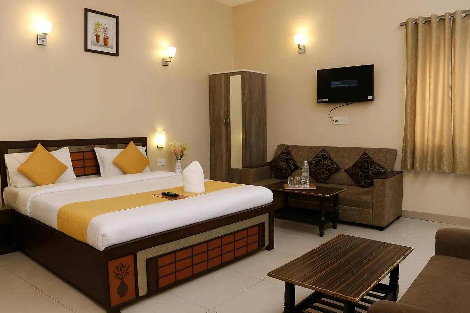 Bedroom, Bed in Magnet Residency