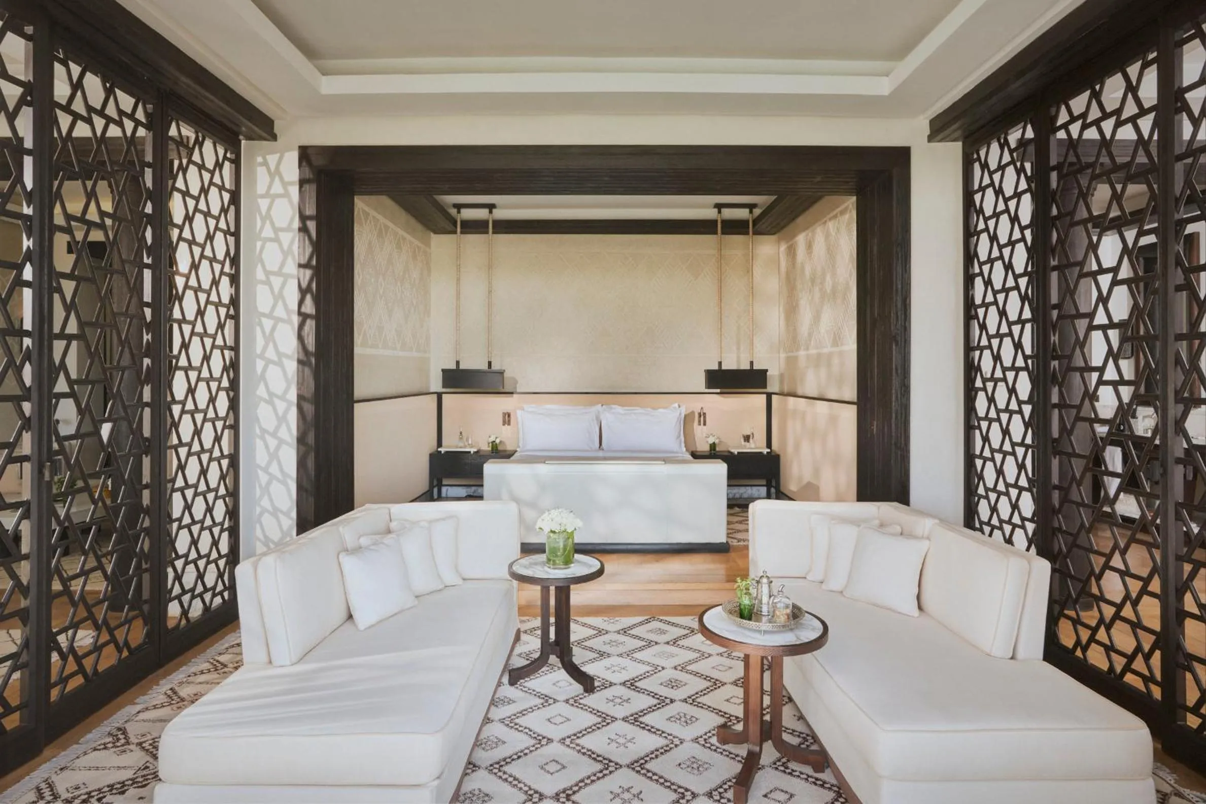 Living room in Mandarin Oriental, Marrakech