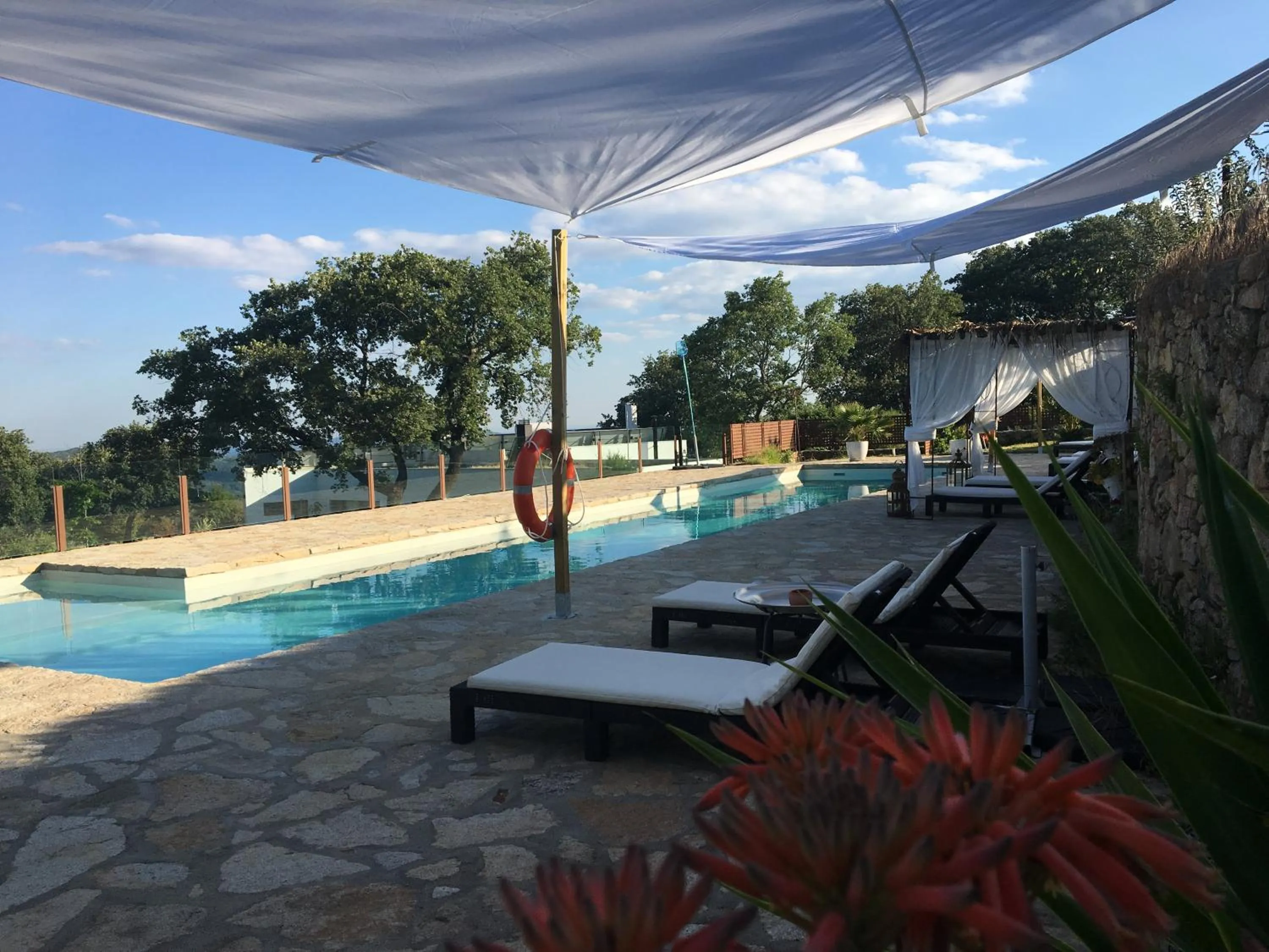 Pool view in El Sosiego