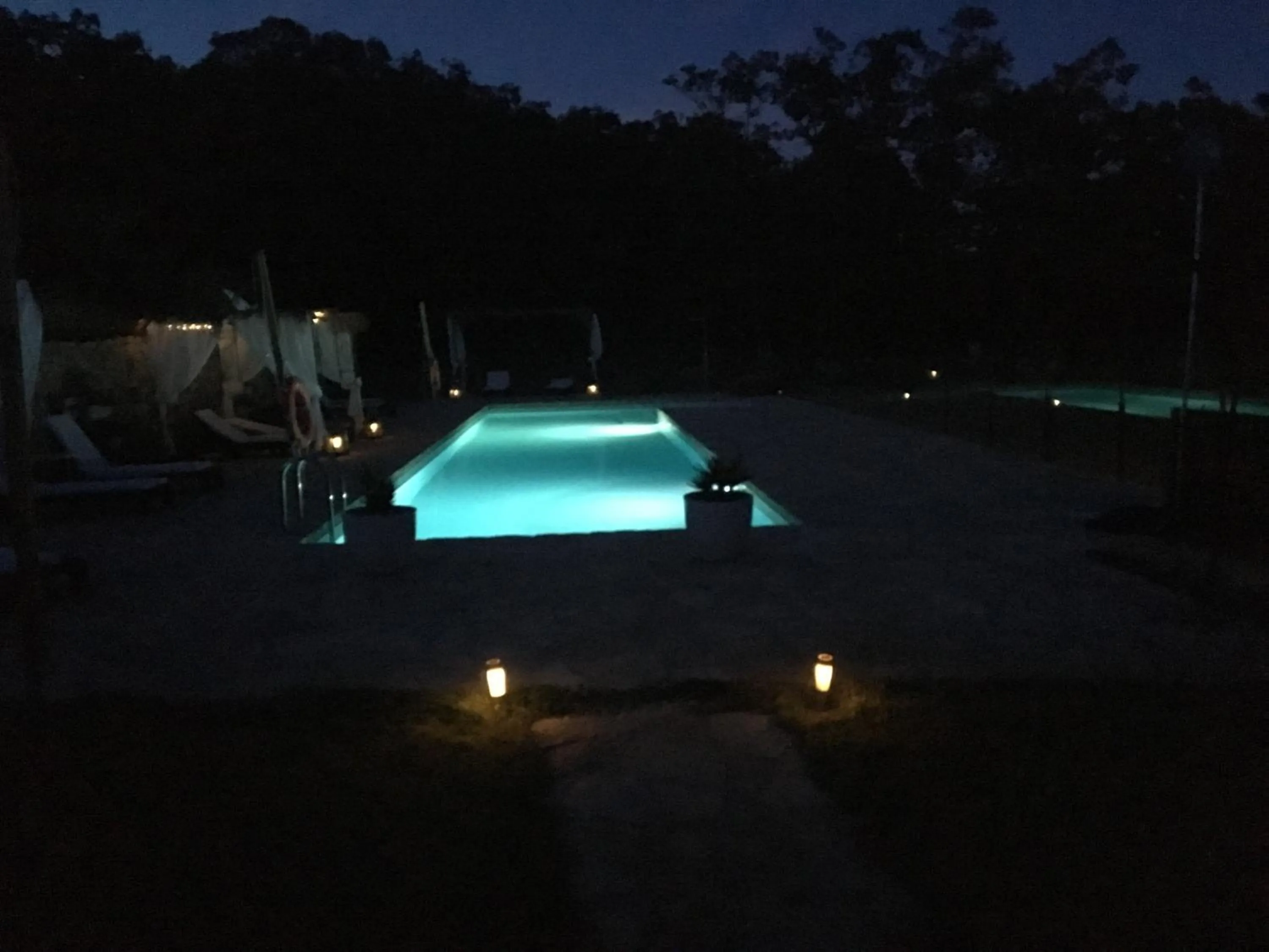 Pool view in El Sosiego