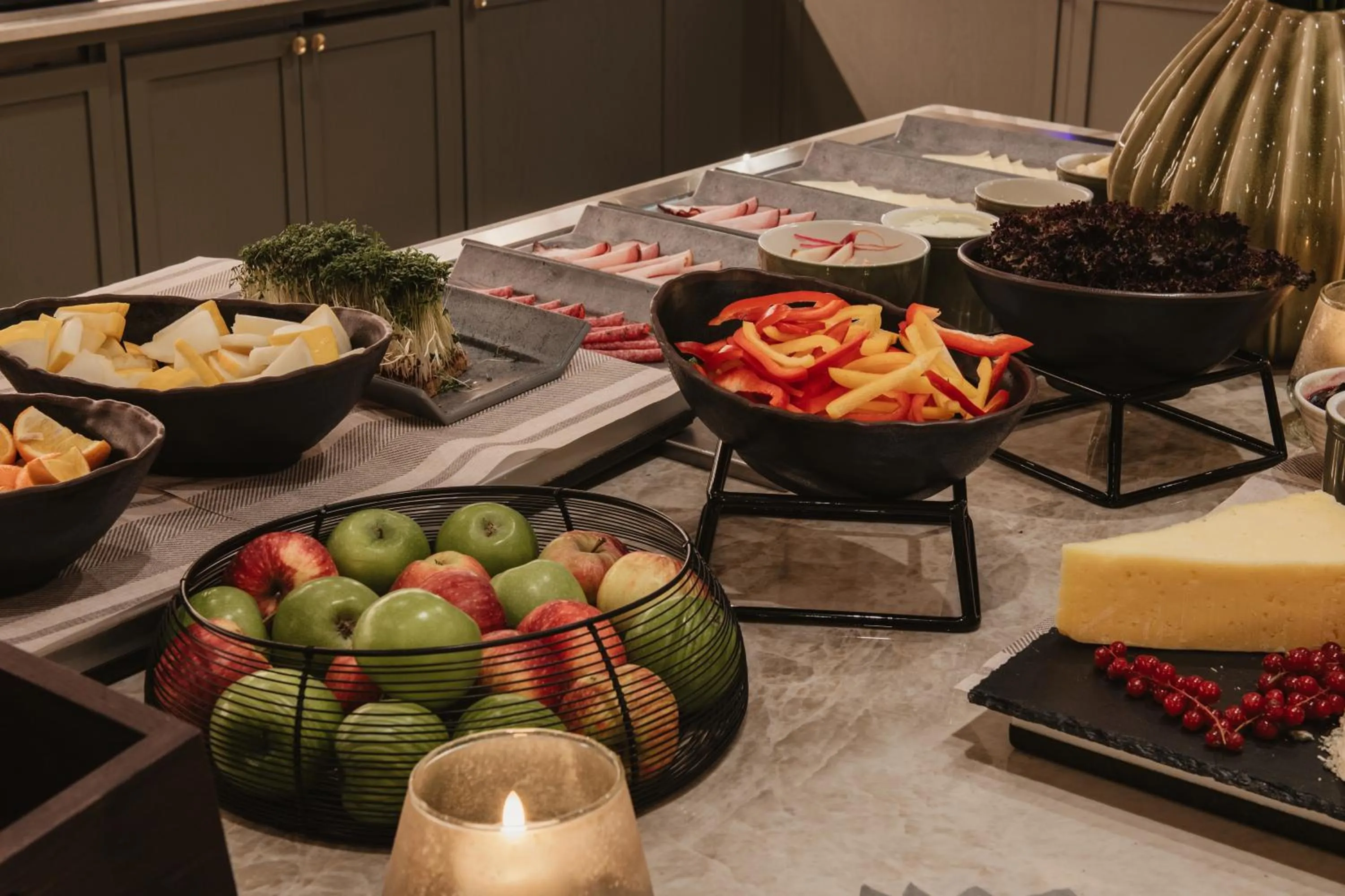 Buffet breakfast in Home Hotel Baltzar