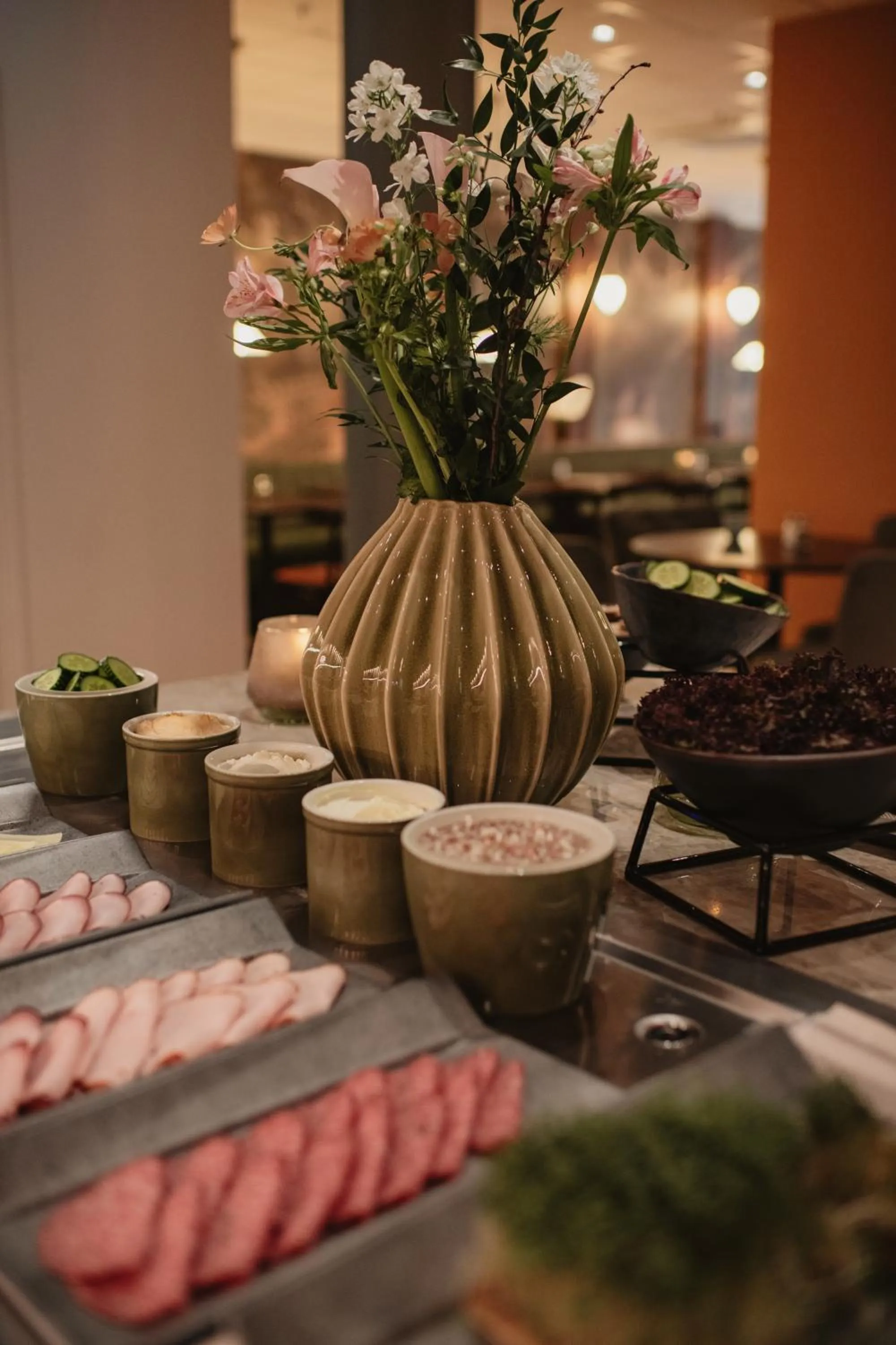 Buffet breakfast in Home Hotel Baltzar