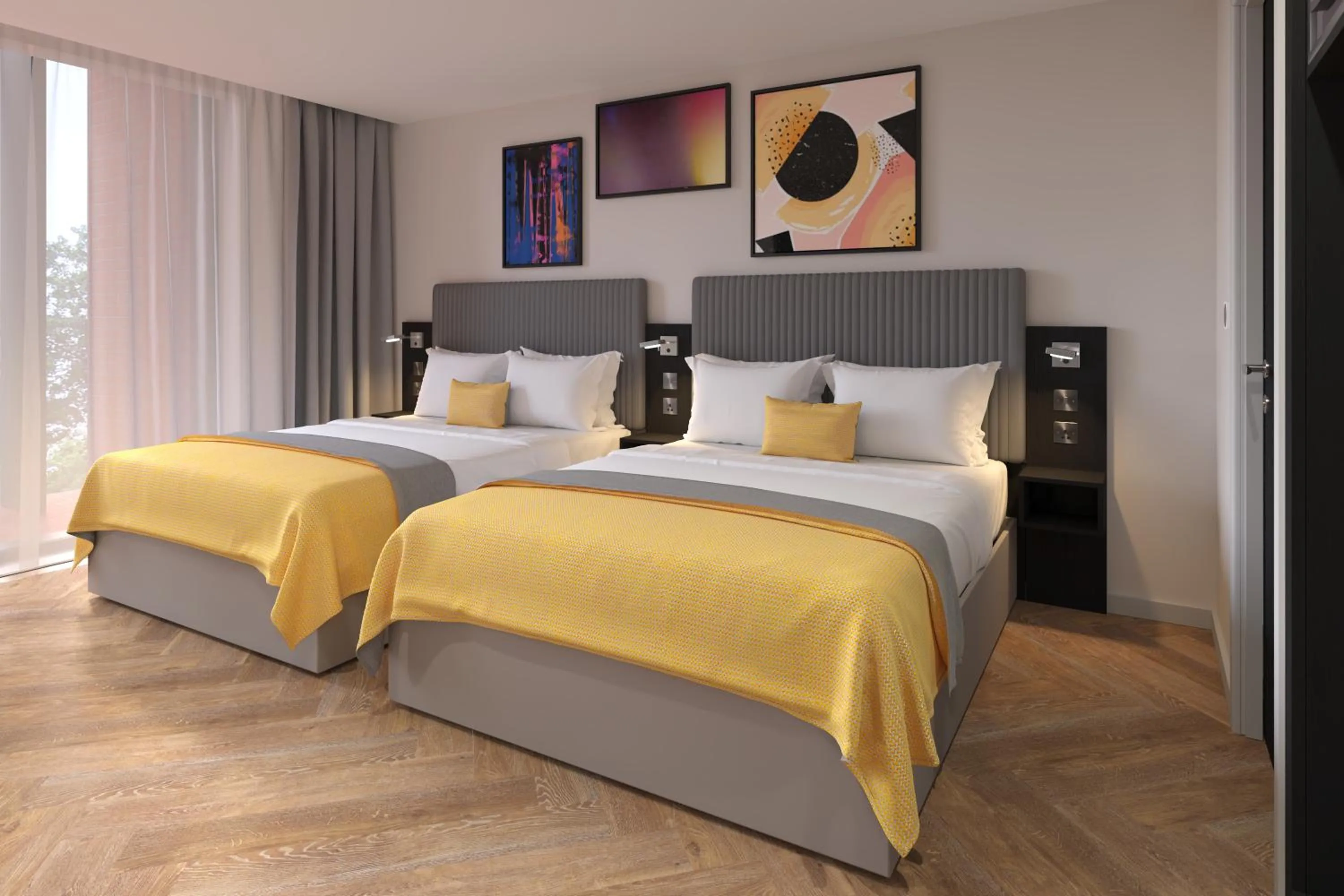 Bedroom, Bed in Maldron Hotel Croke Park