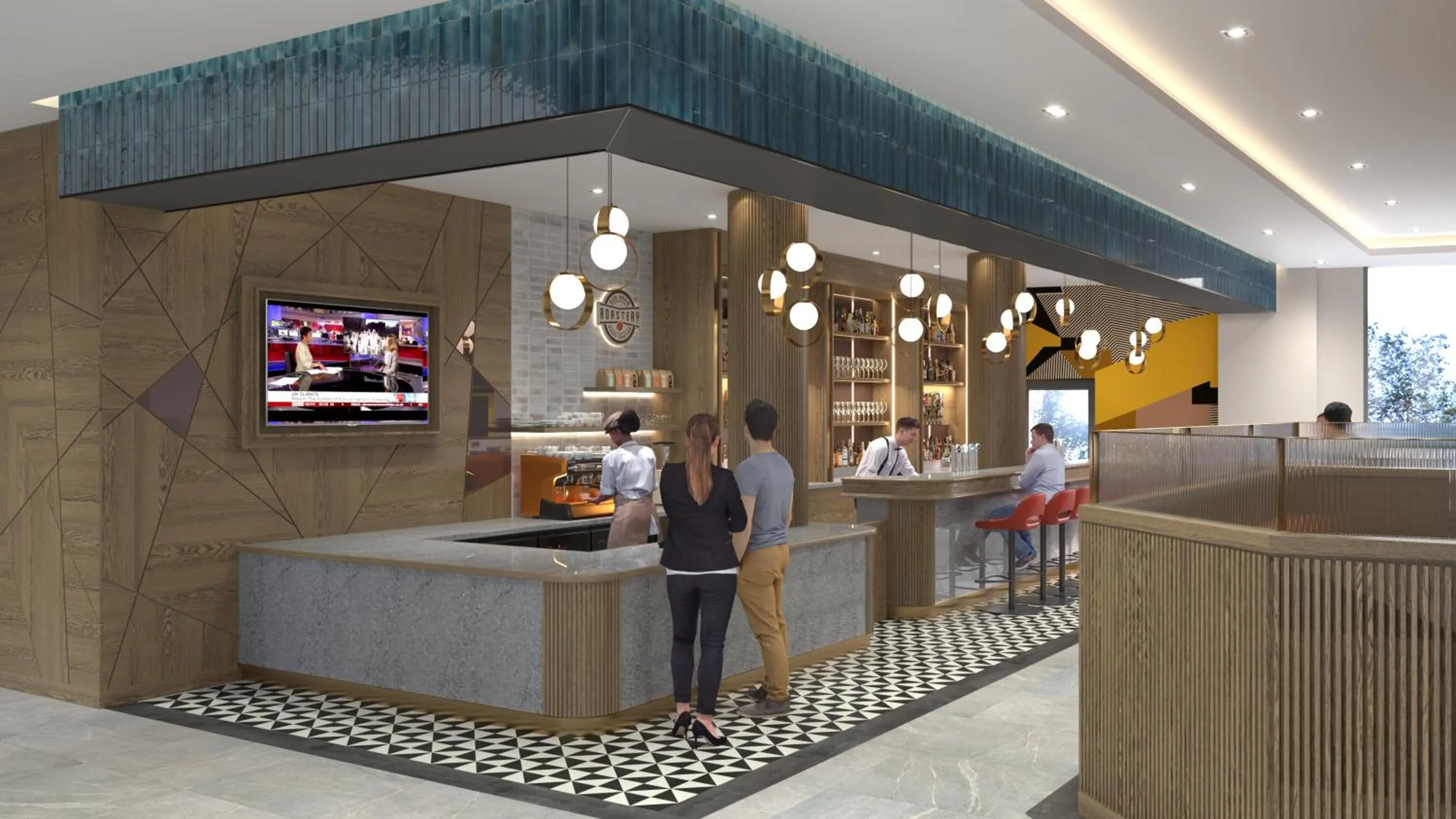 Lobby or reception in Maldron Hotel Croke Park
