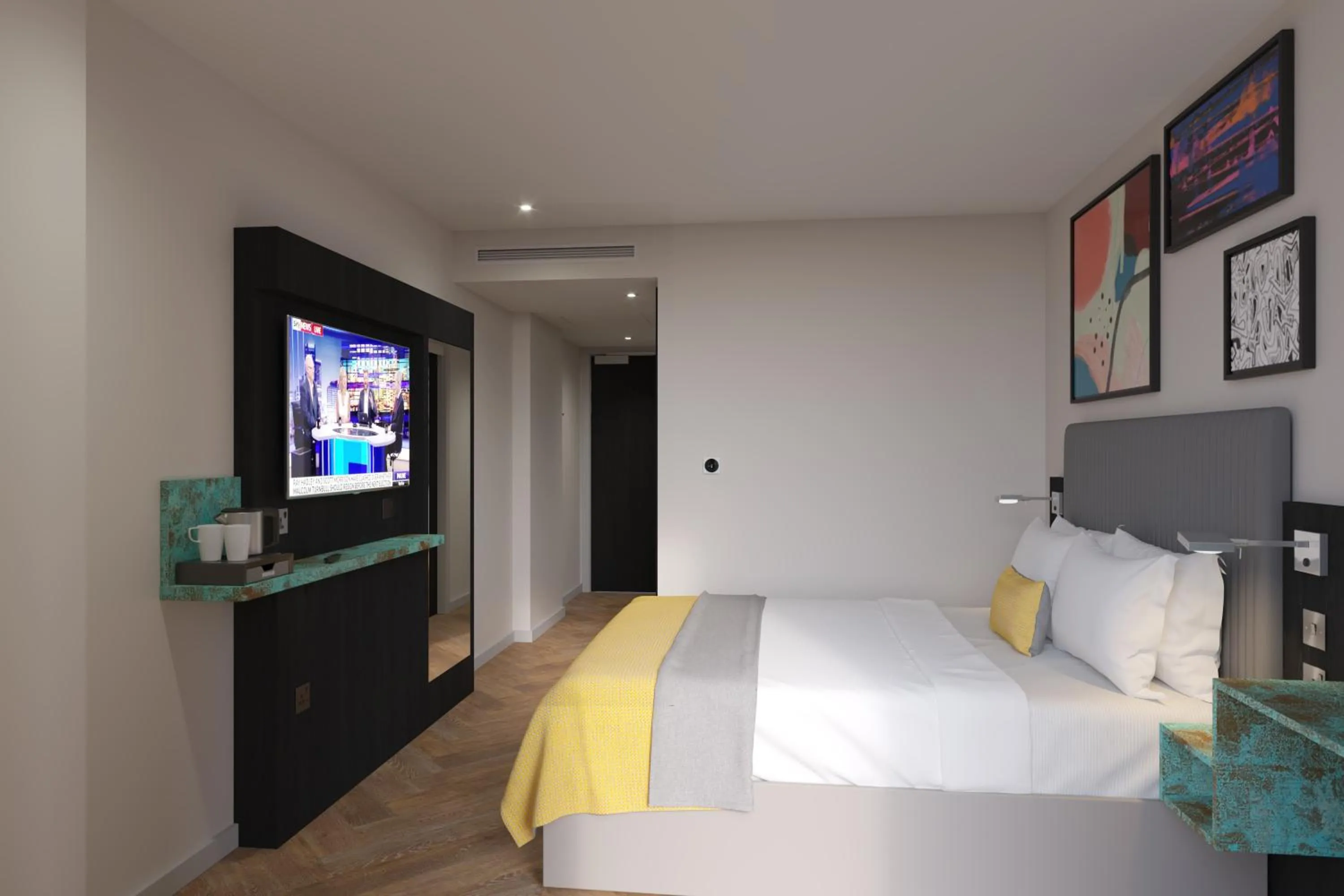 Bedroom, Bed in Maldron Hotel Croke Park