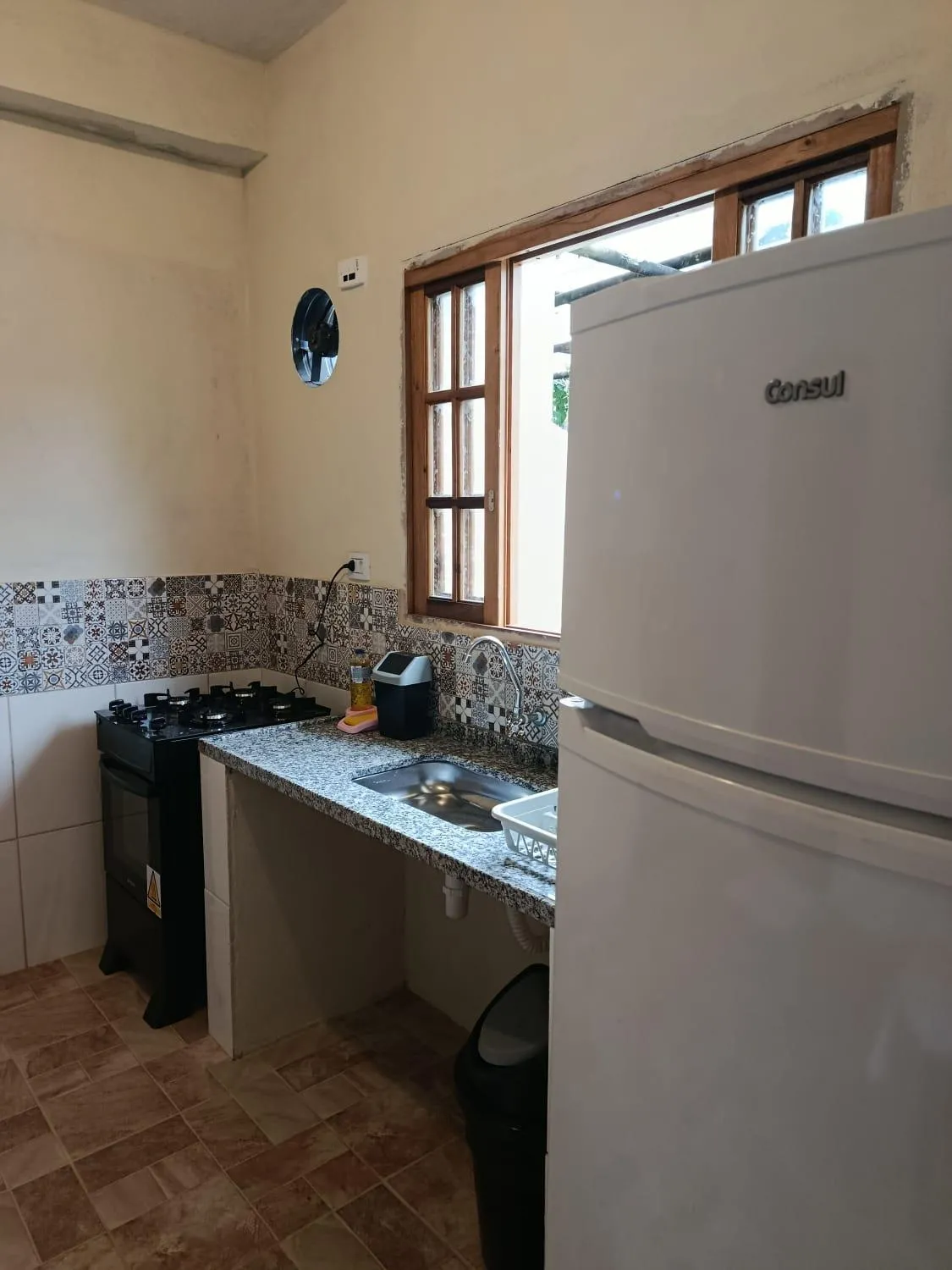 kitchen in Apartamentos Canoeiro