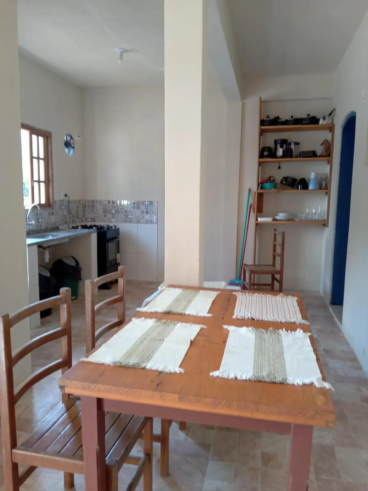 Dining area in Apartamentos Canoeiro