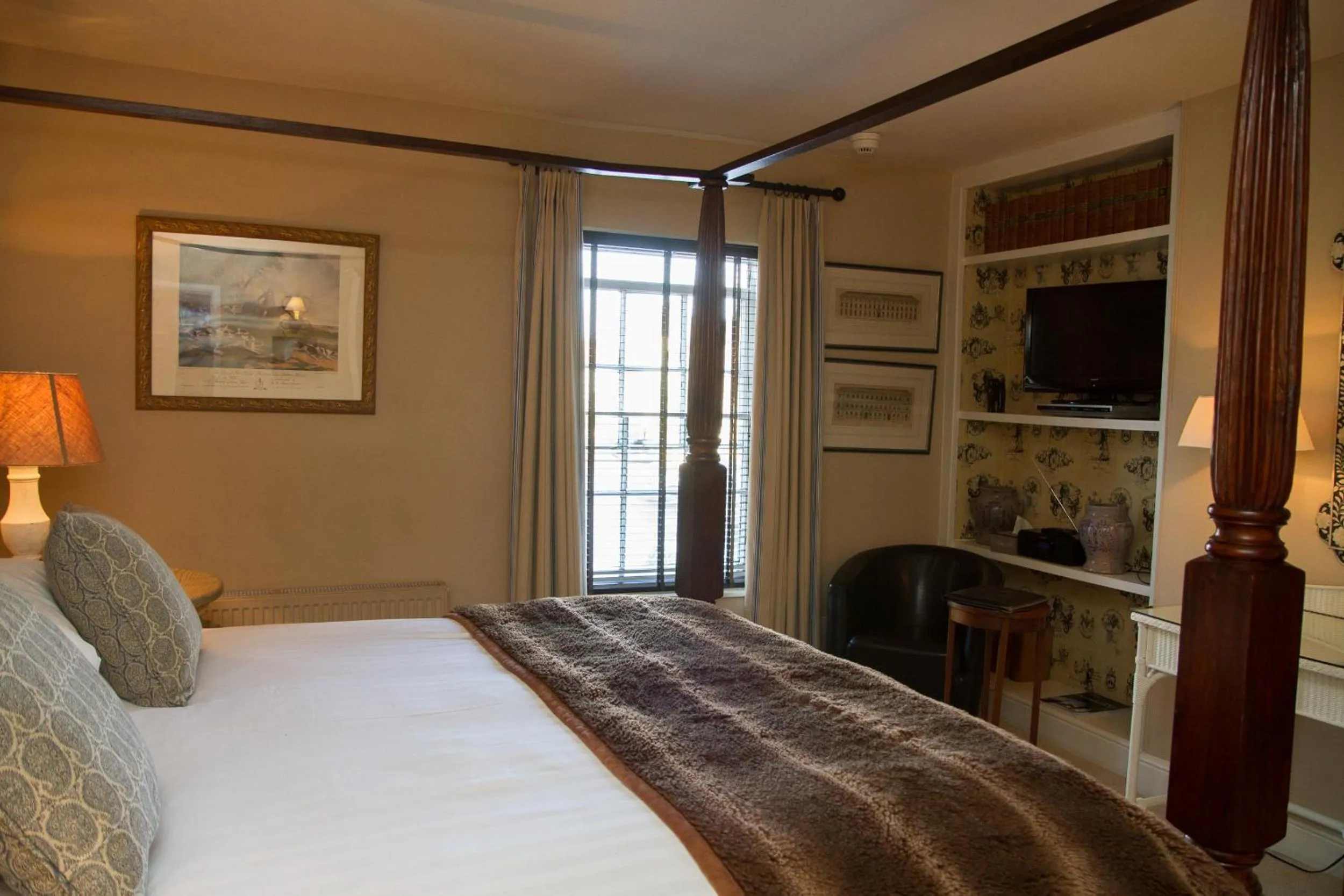 Bed in The Crown Hotel