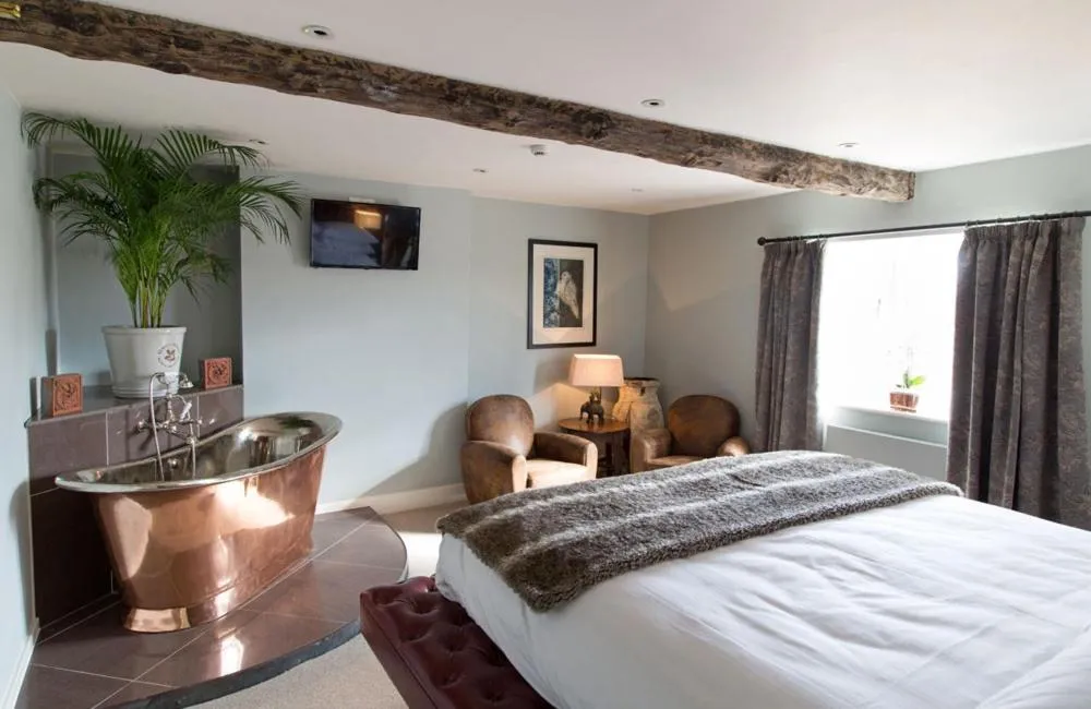 Bed in The Crown Hotel