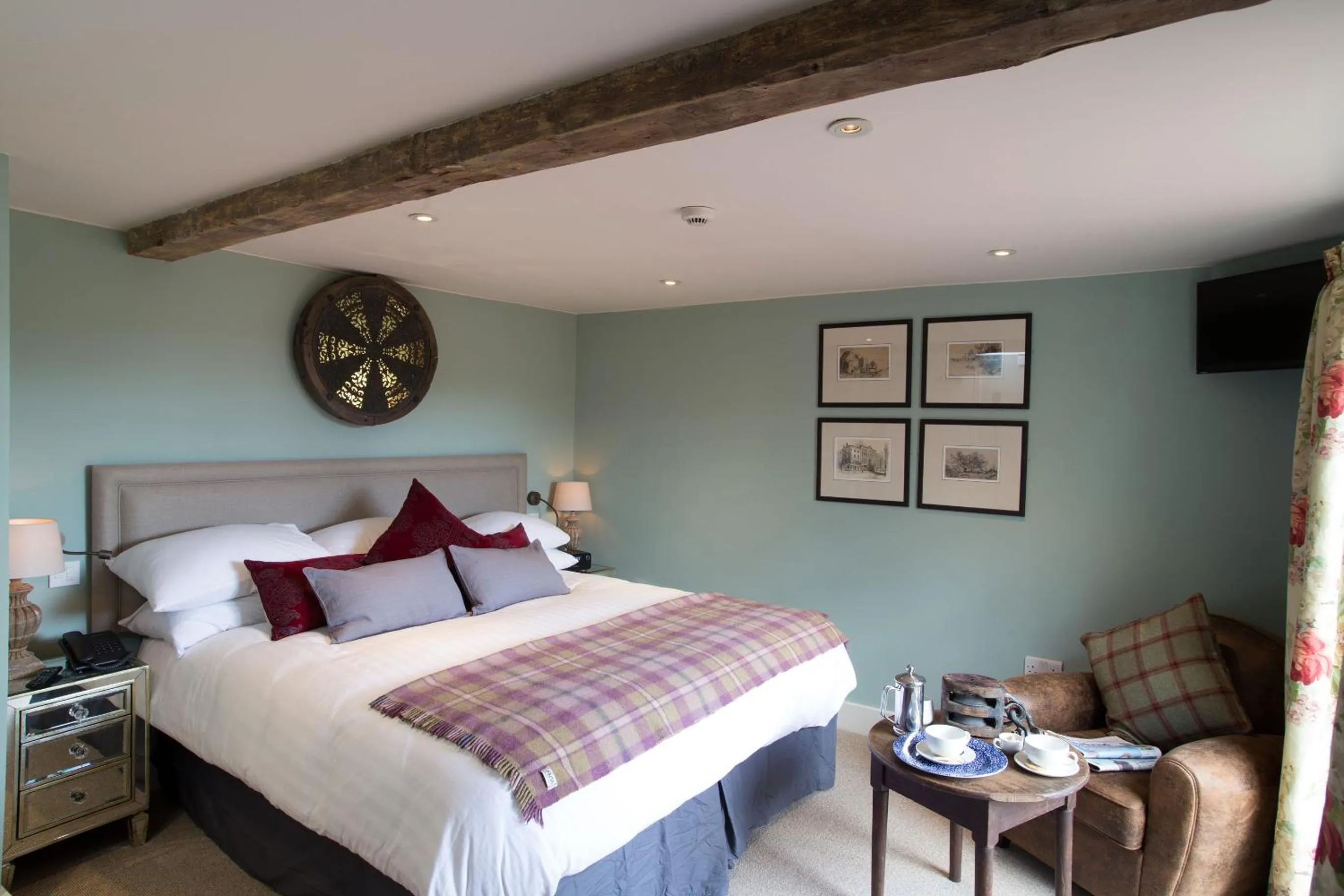 Bed in The Crown Hotel