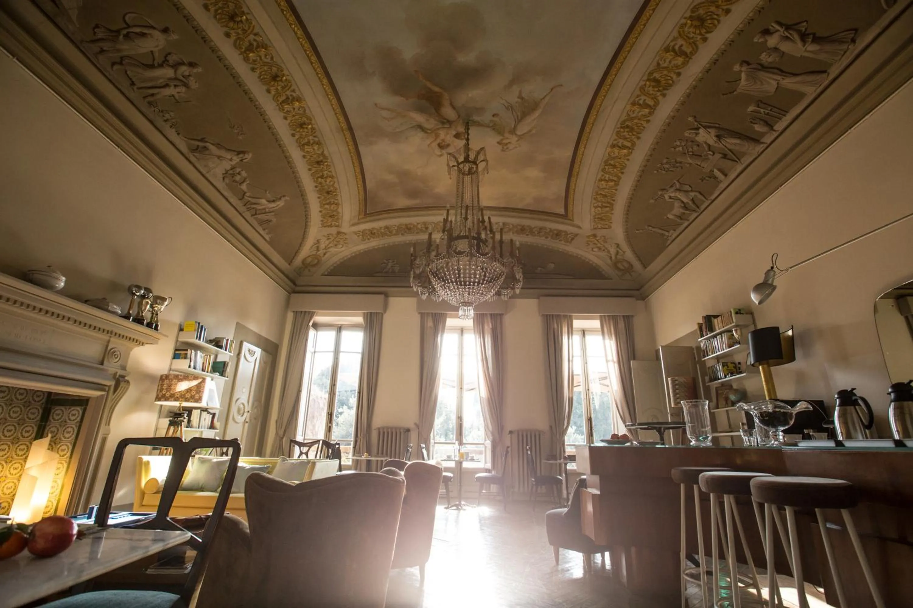 Decorative detail in AdAstra Suites