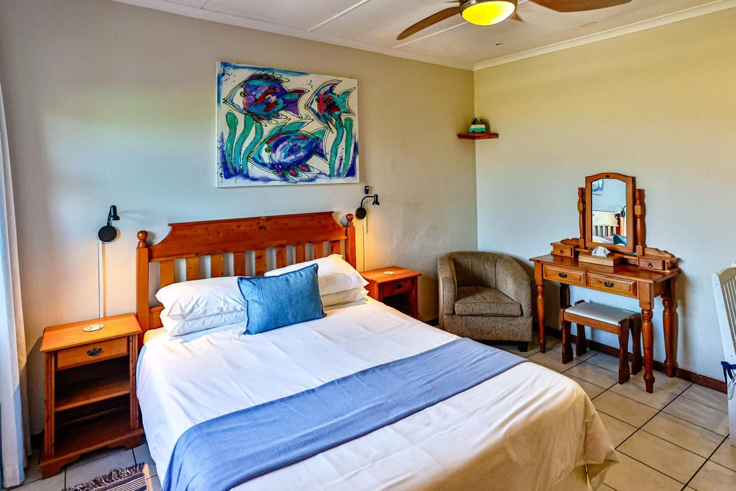 Bed in Zuider Zee Guest House