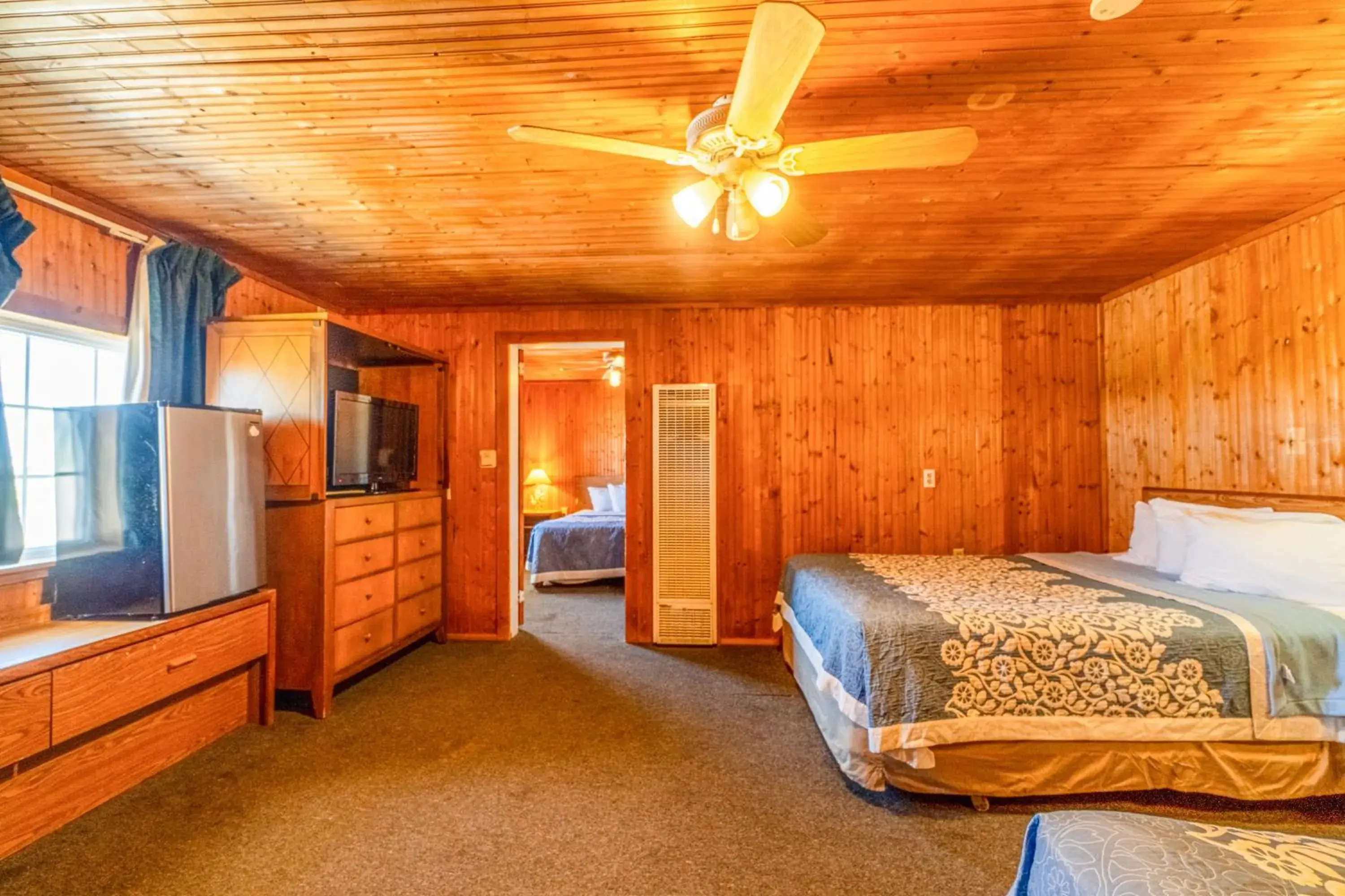 Bedroom, Bed in Green Acre Motel by OYO Near Rush County Airport Bedroom, Bed in Green Acre Motel by OYO Near Rush County Airport