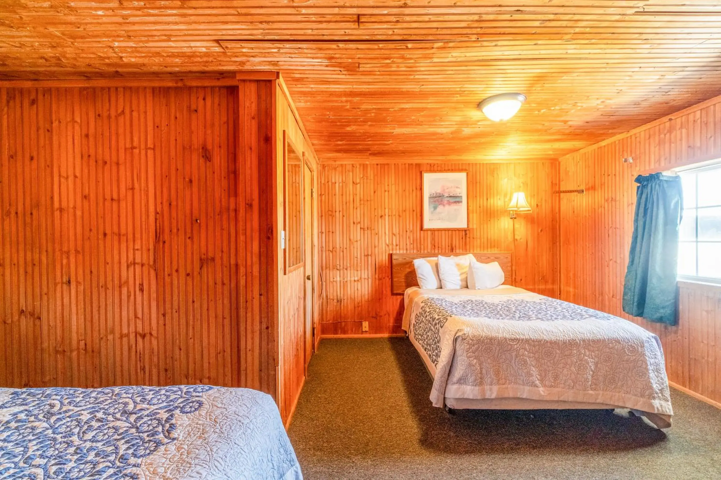 Bedroom, Bed in Green Acre Motel by OYO Near Rush County Airport Bedroom, Bed in Green Acre Motel by OYO Near Rush County Airport