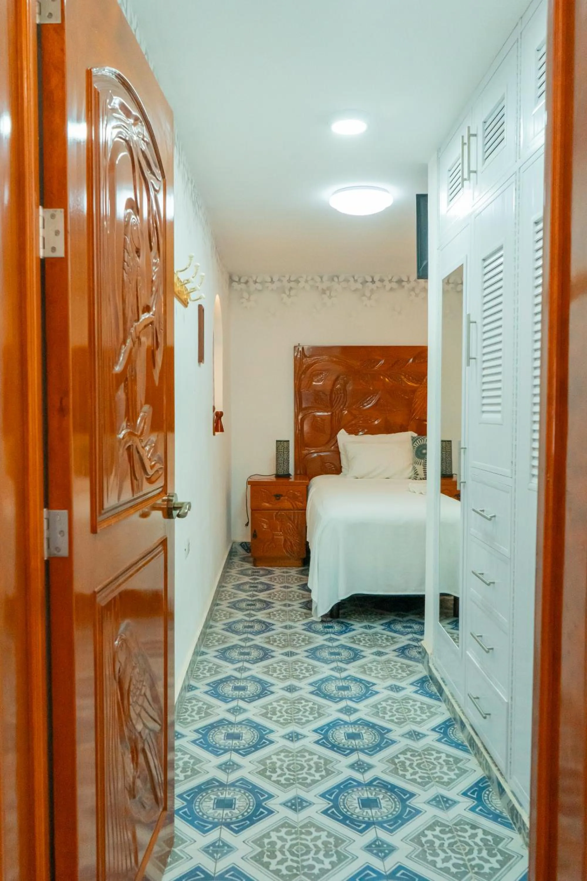 Bed in Villa Pajaros