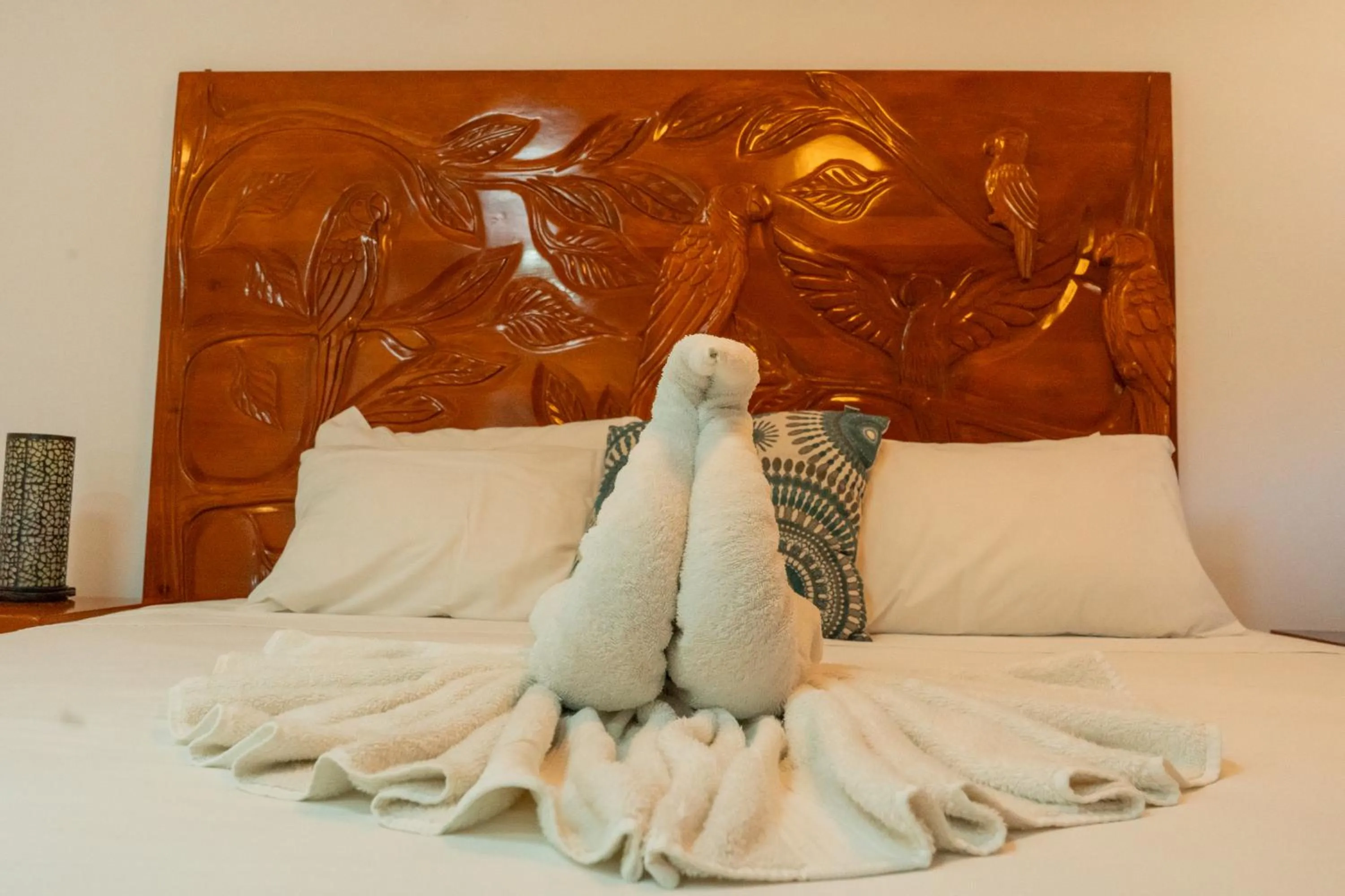 Bed in Villa Pajaros