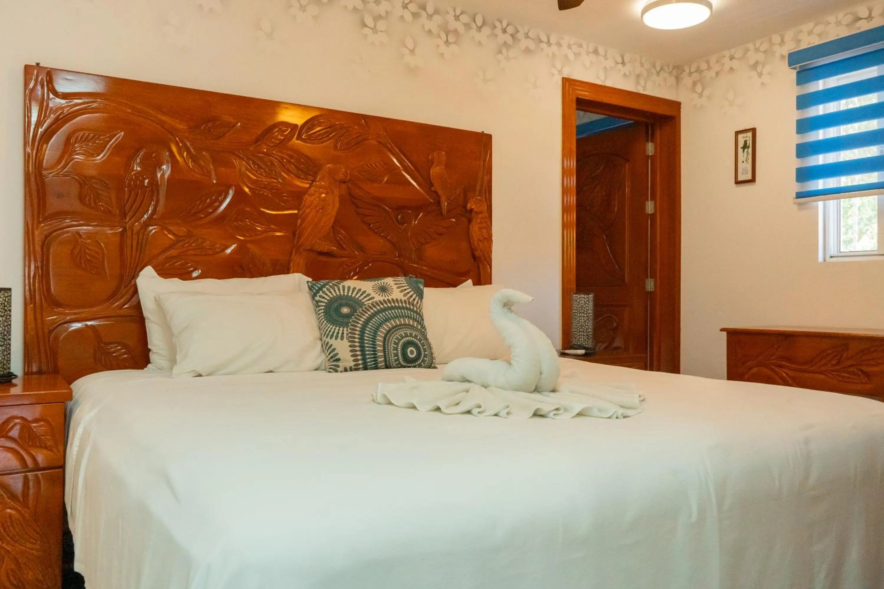 Bed in Villa Pajaros