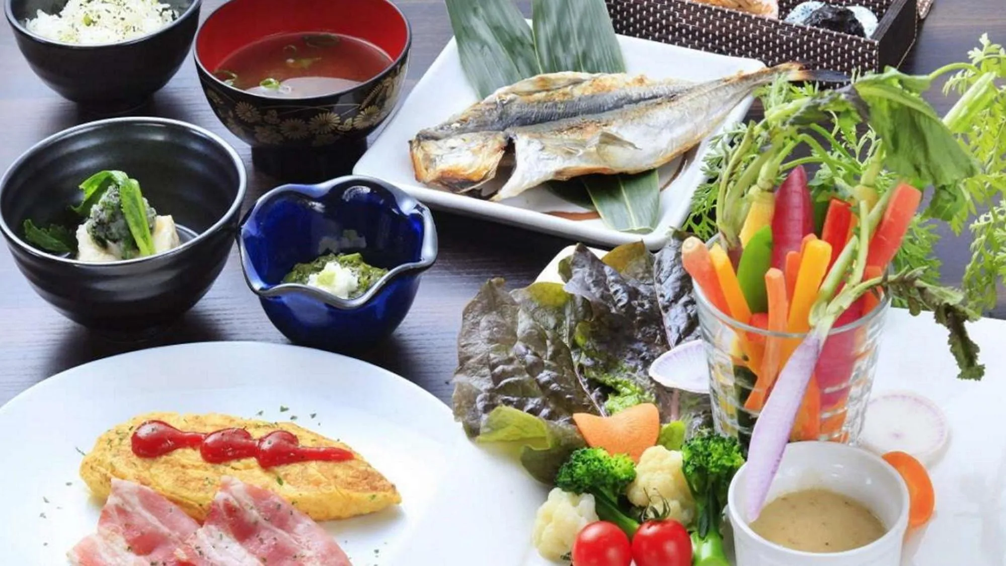 Breakfast in Izu Ippeki Lake Lakeside Terrace