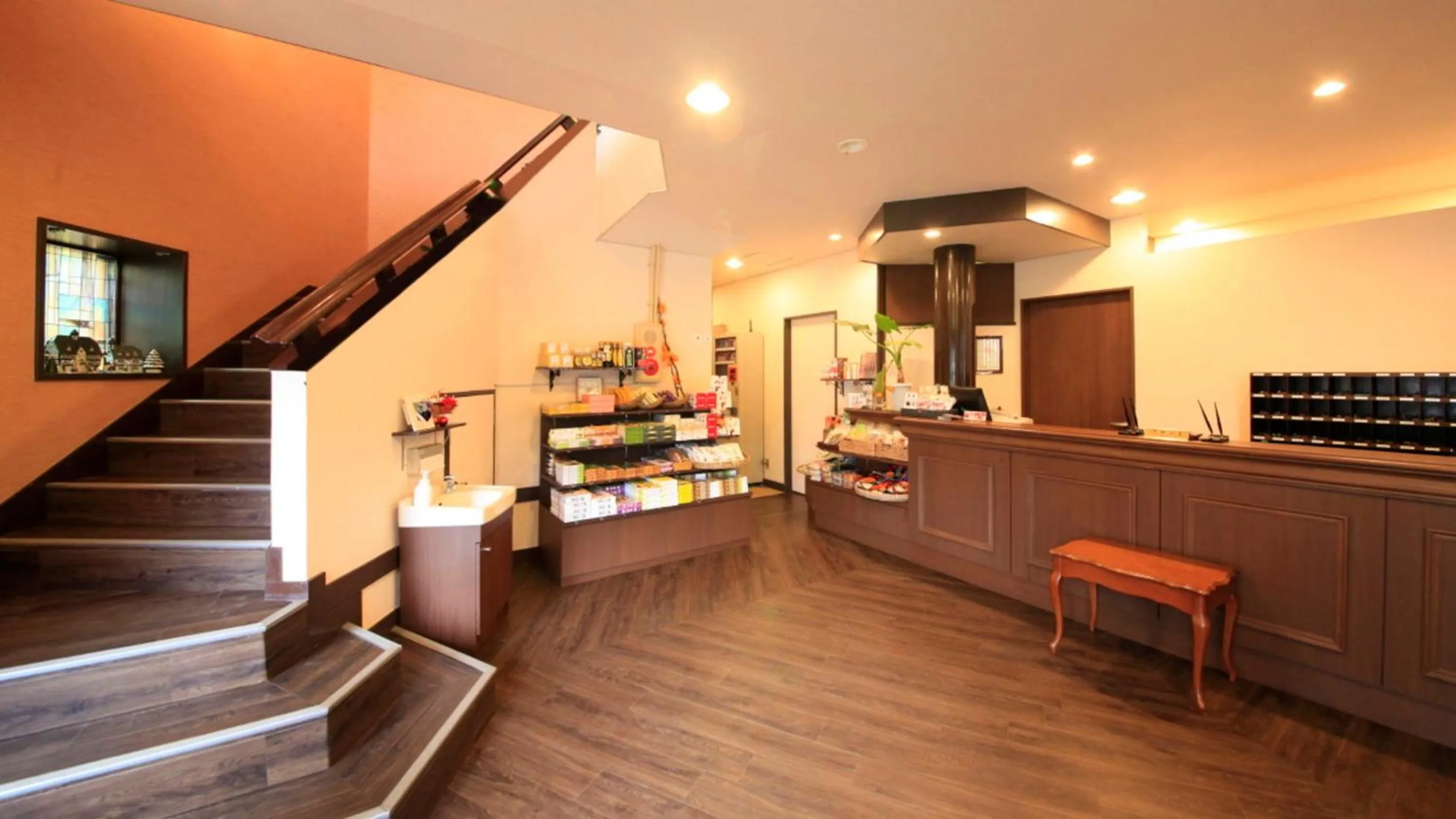 Lobby or reception in Izu Ippeki Lake Lakeside Terrace