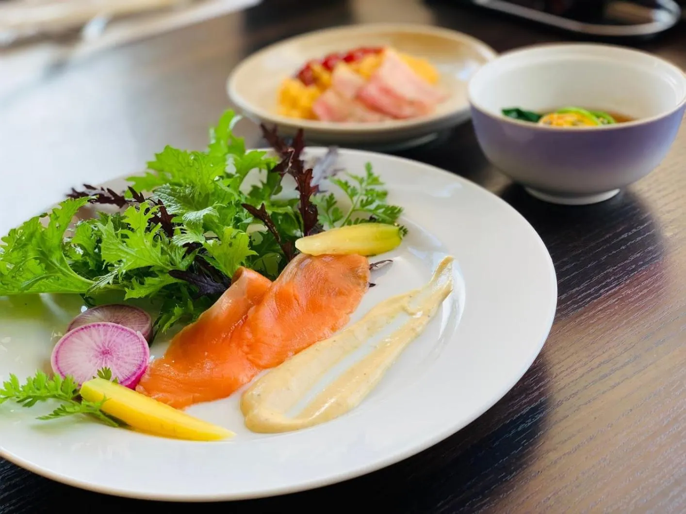 Food in Izu Ippeki Lake Lakeside Terrace