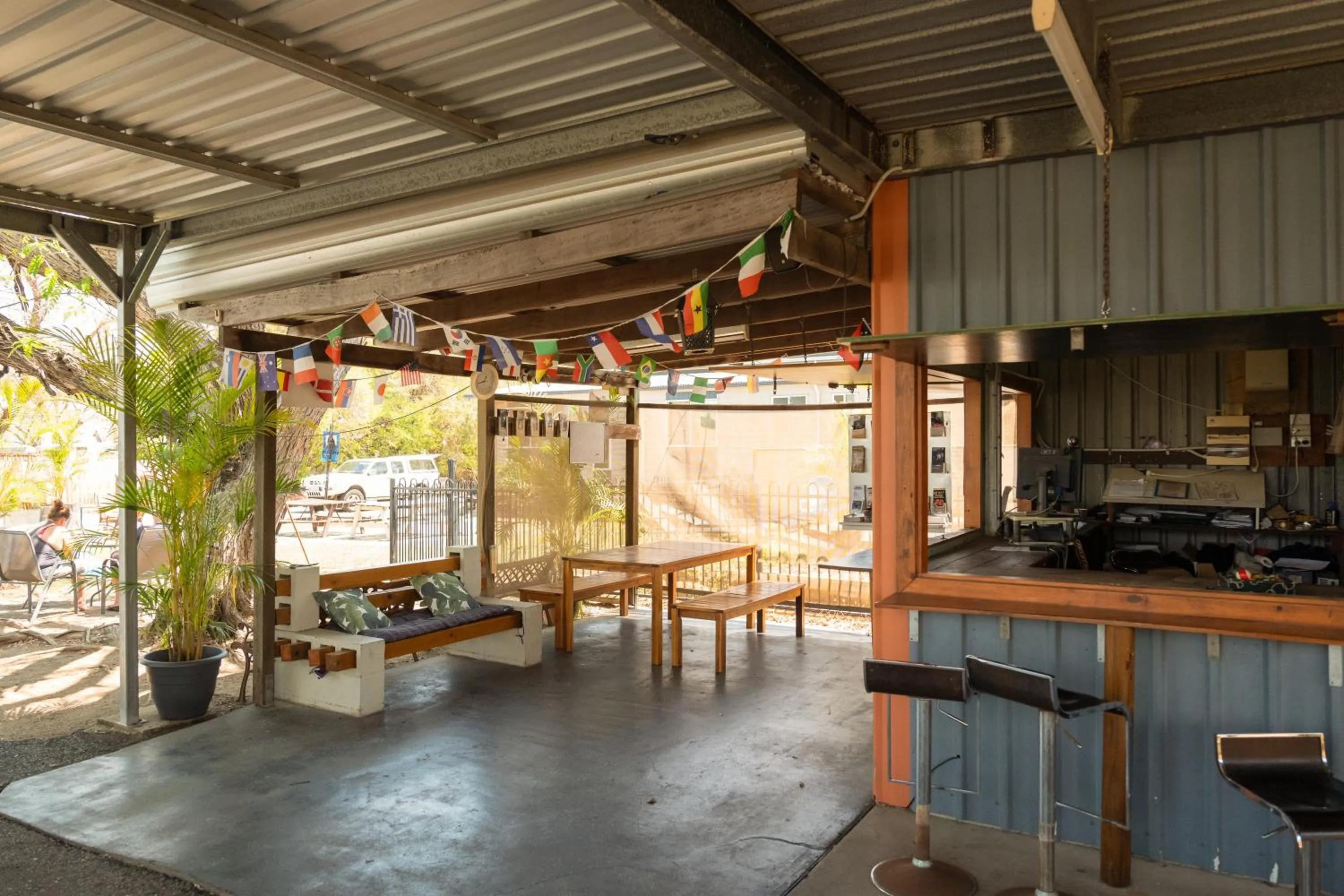 Balcony/Terrace in Rockhampton Backpackers