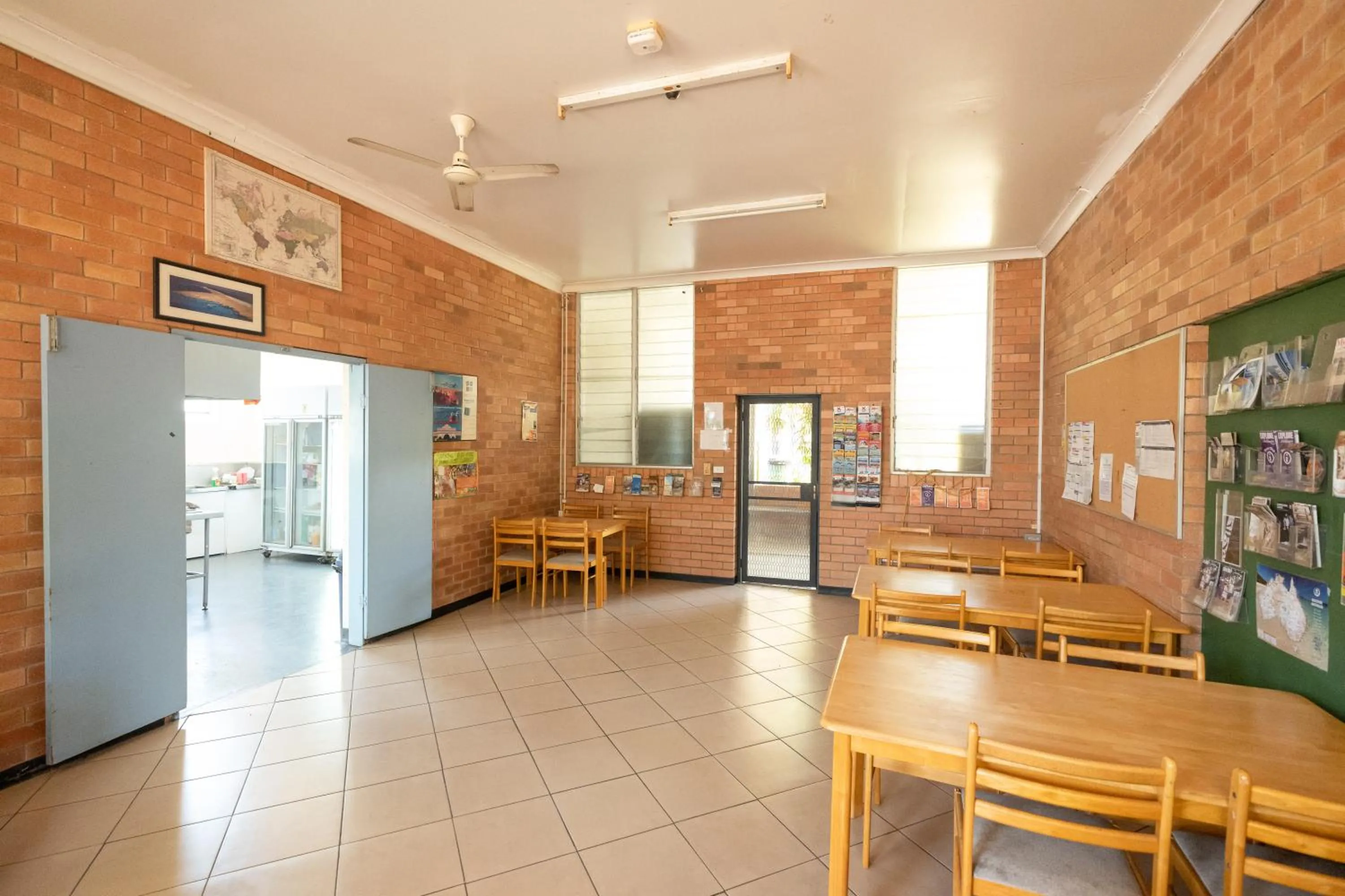 Dining area in Rockhampton Backpackers