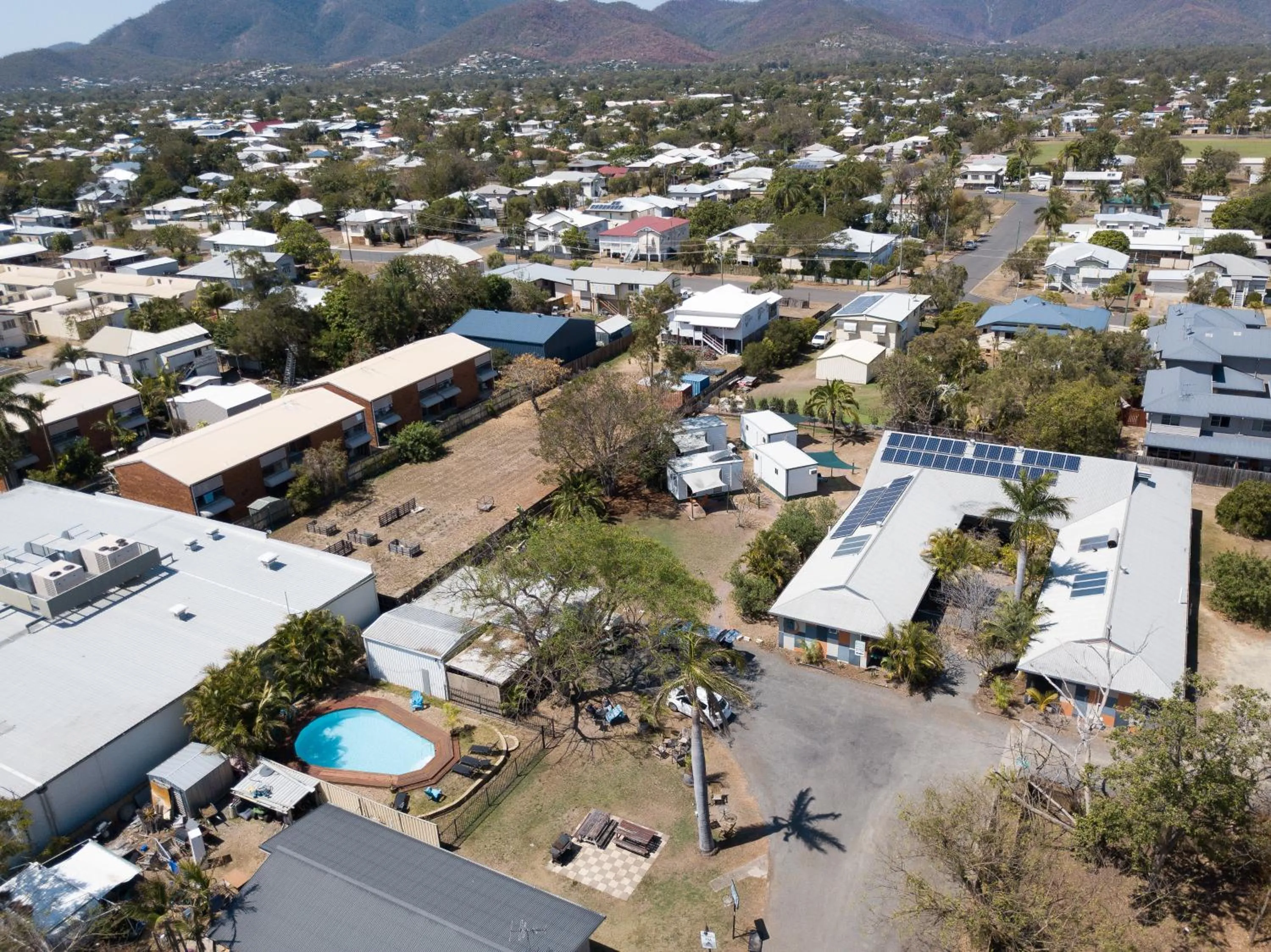 Bird's eye view in Rockhampton Backpackers