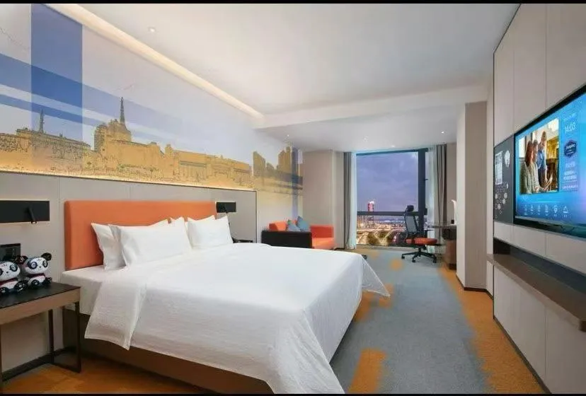 Bed in Hampton by Hilton Nanchang Chaoyang Center