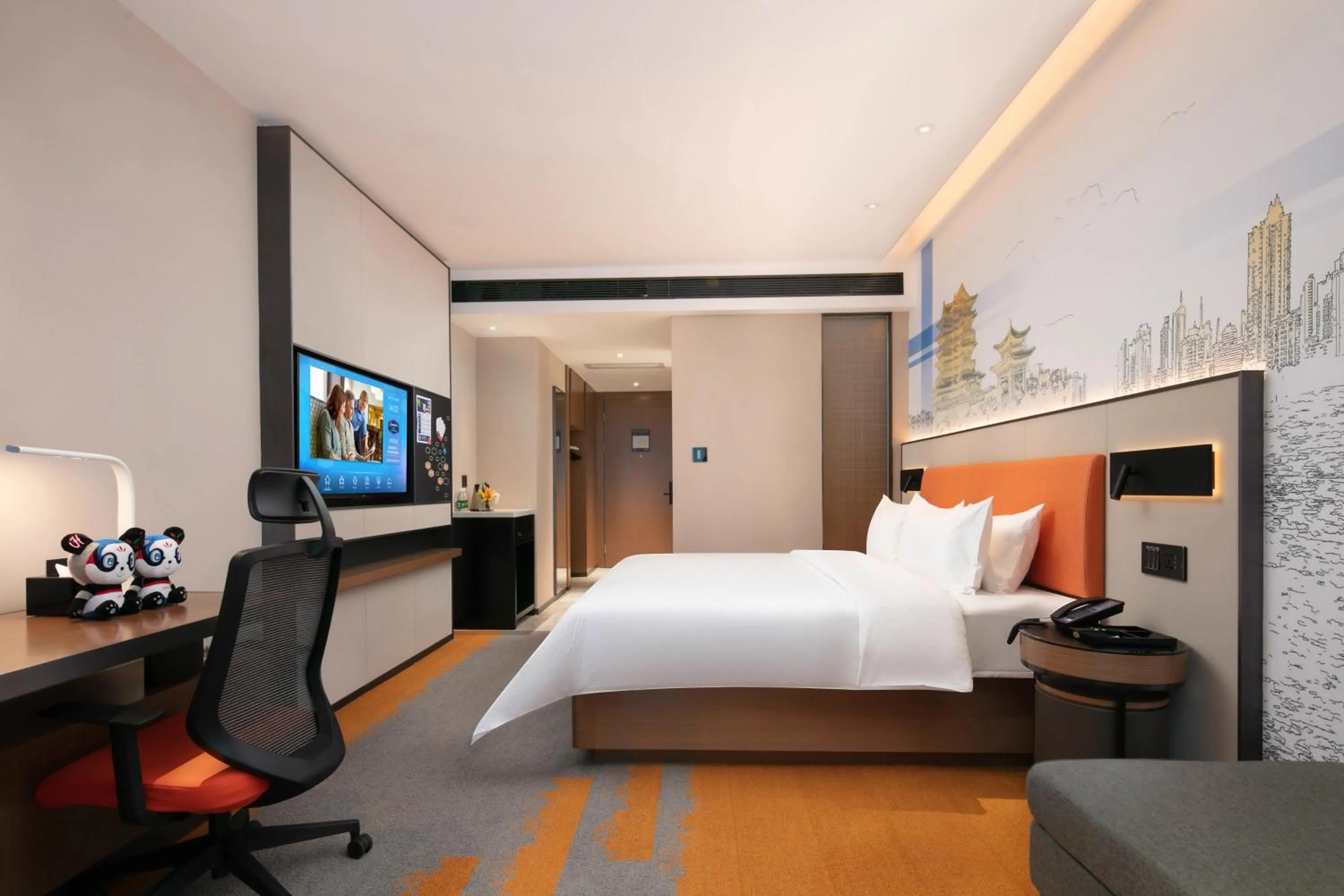 Bed in Hampton by Hilton Nanchang Chaoyang Center