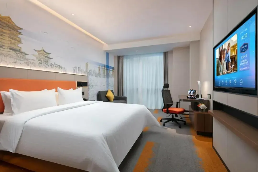 Bed in Hampton by Hilton Nanchang Chaoyang Center