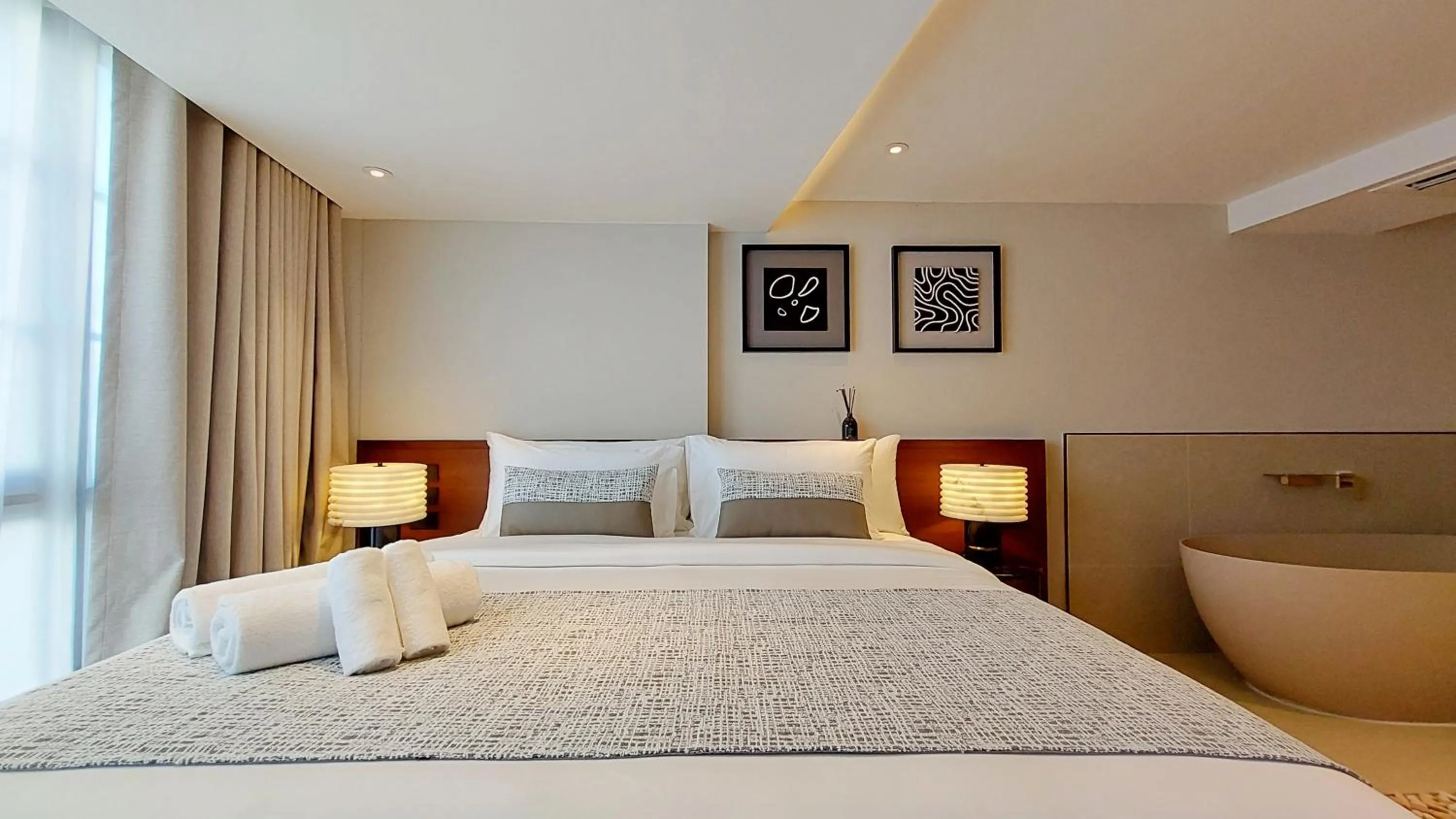 Bed in Marwin Monique Hotel