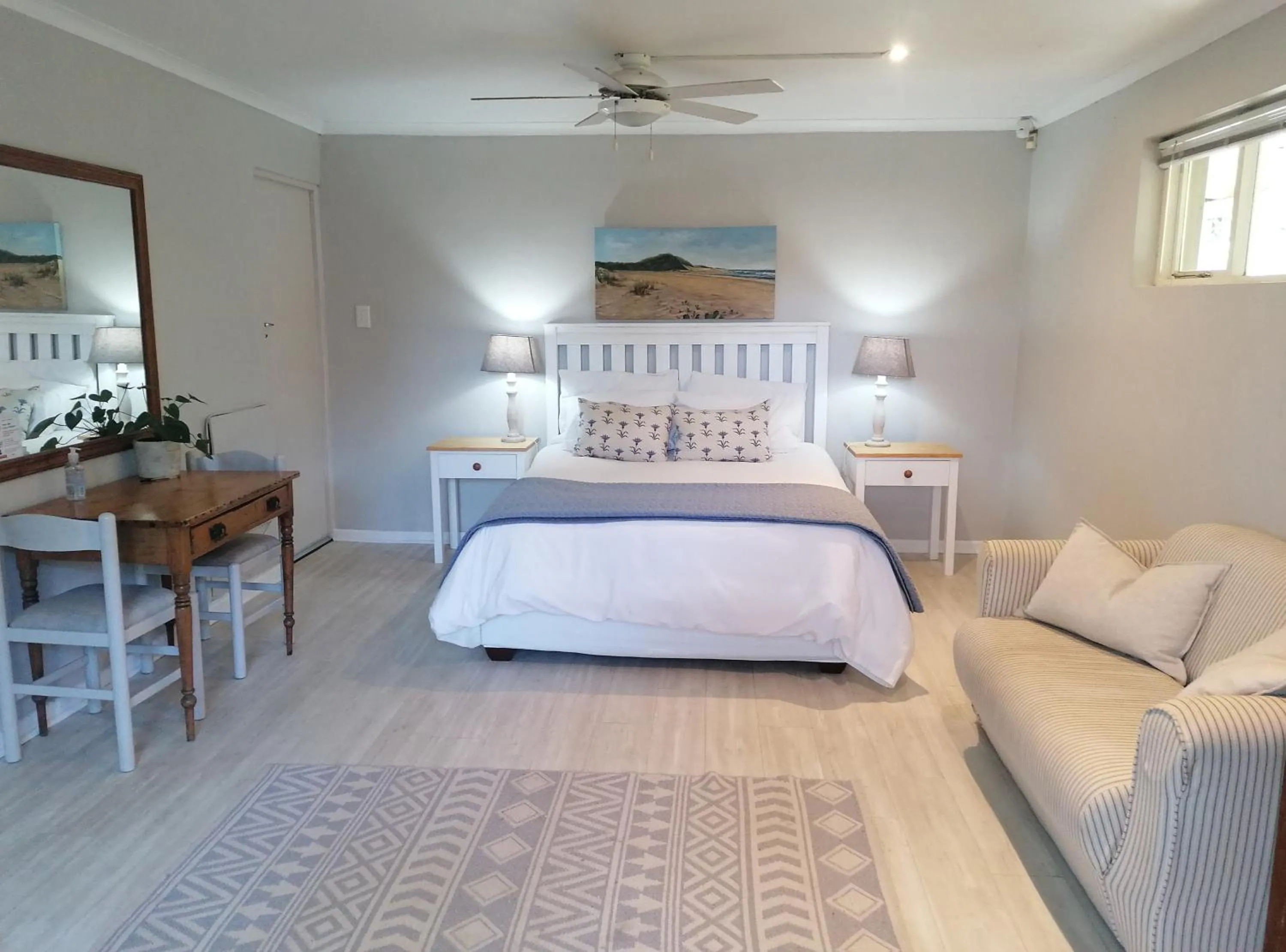 Bed in Pollock's B&B