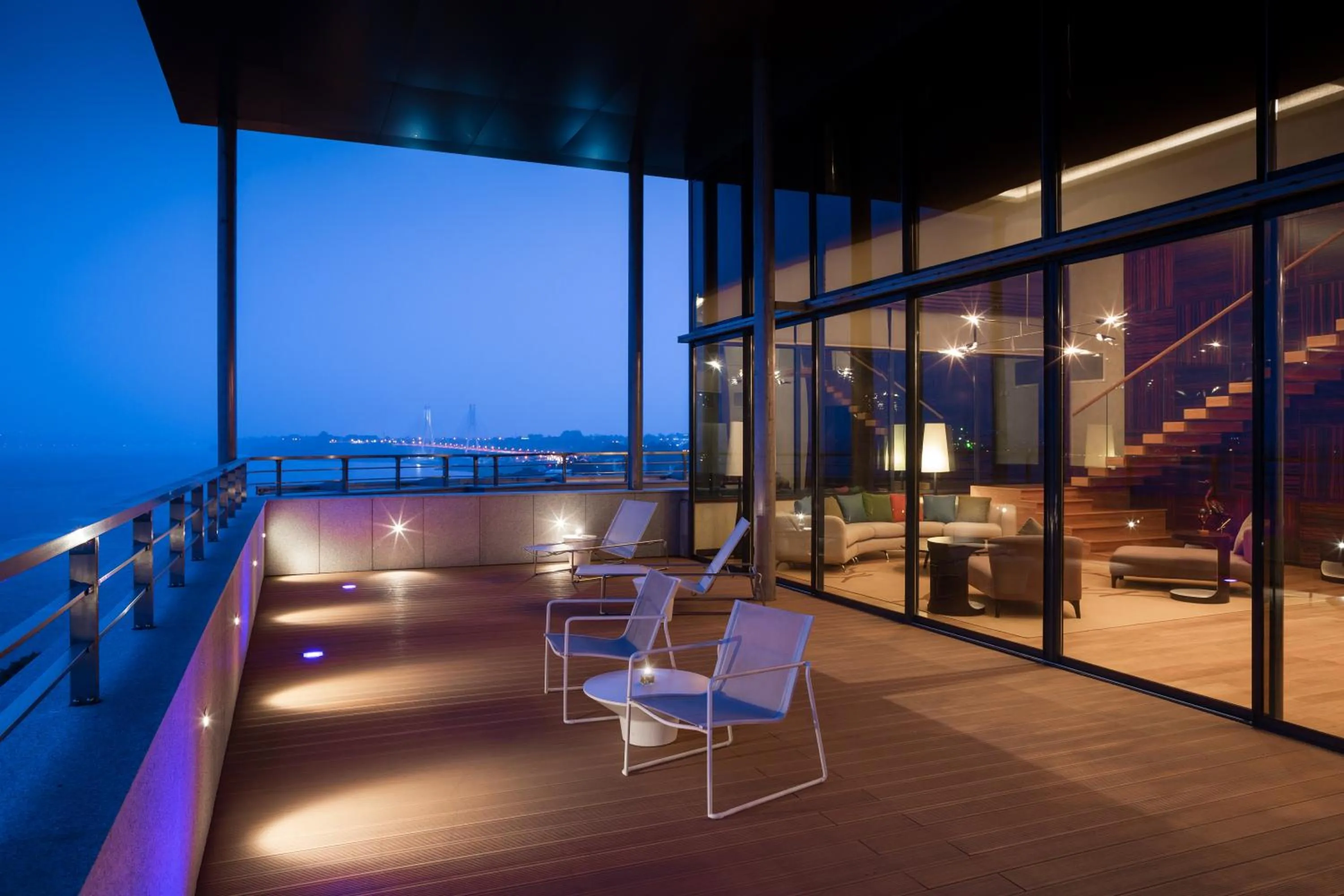 Balcony/Terrace in Radisson Blu M'Bamou Palace Hotel, Brazzaville