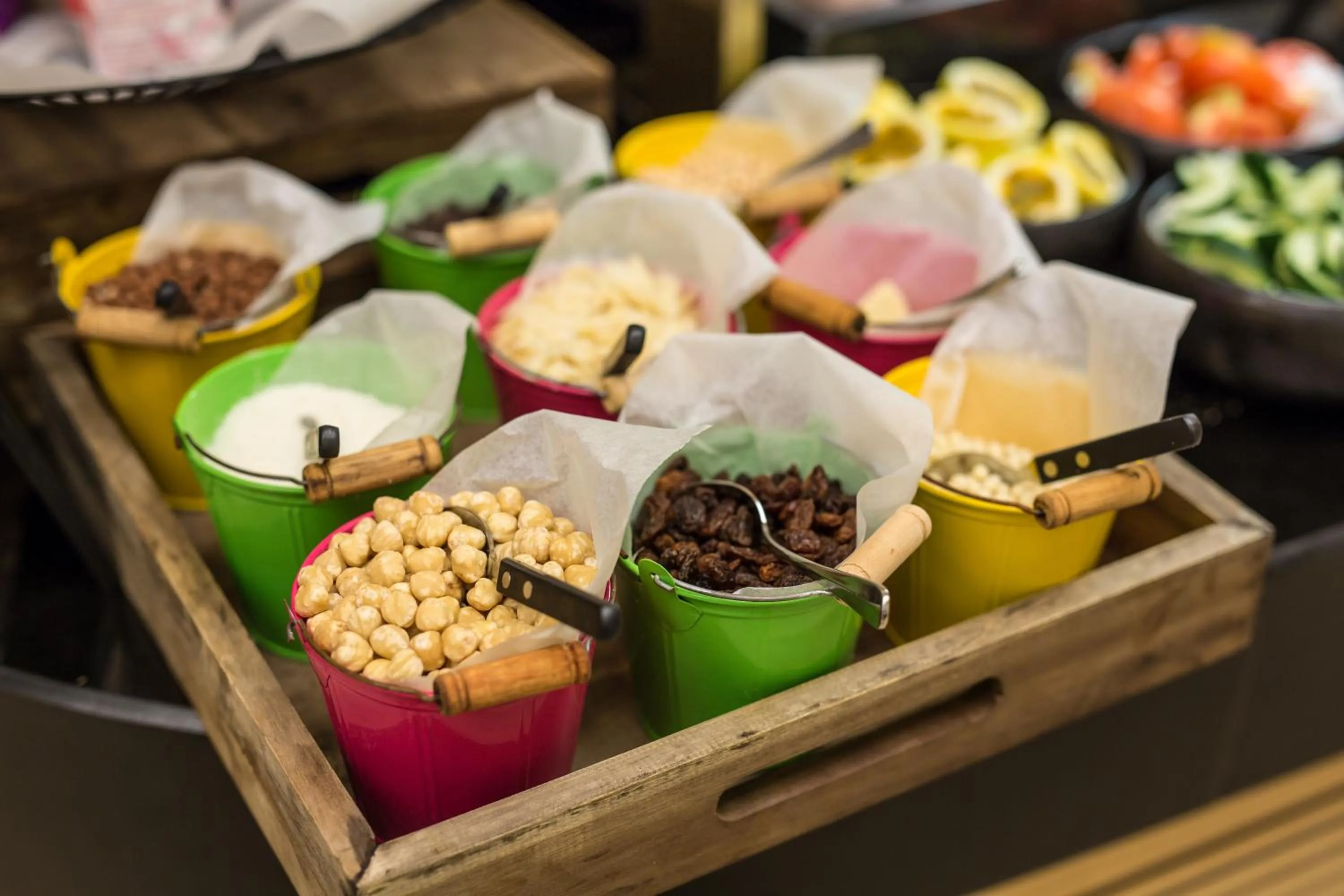 Buffet breakfast in Radisson Blu M'Bamou Palace Hotel, Brazzaville