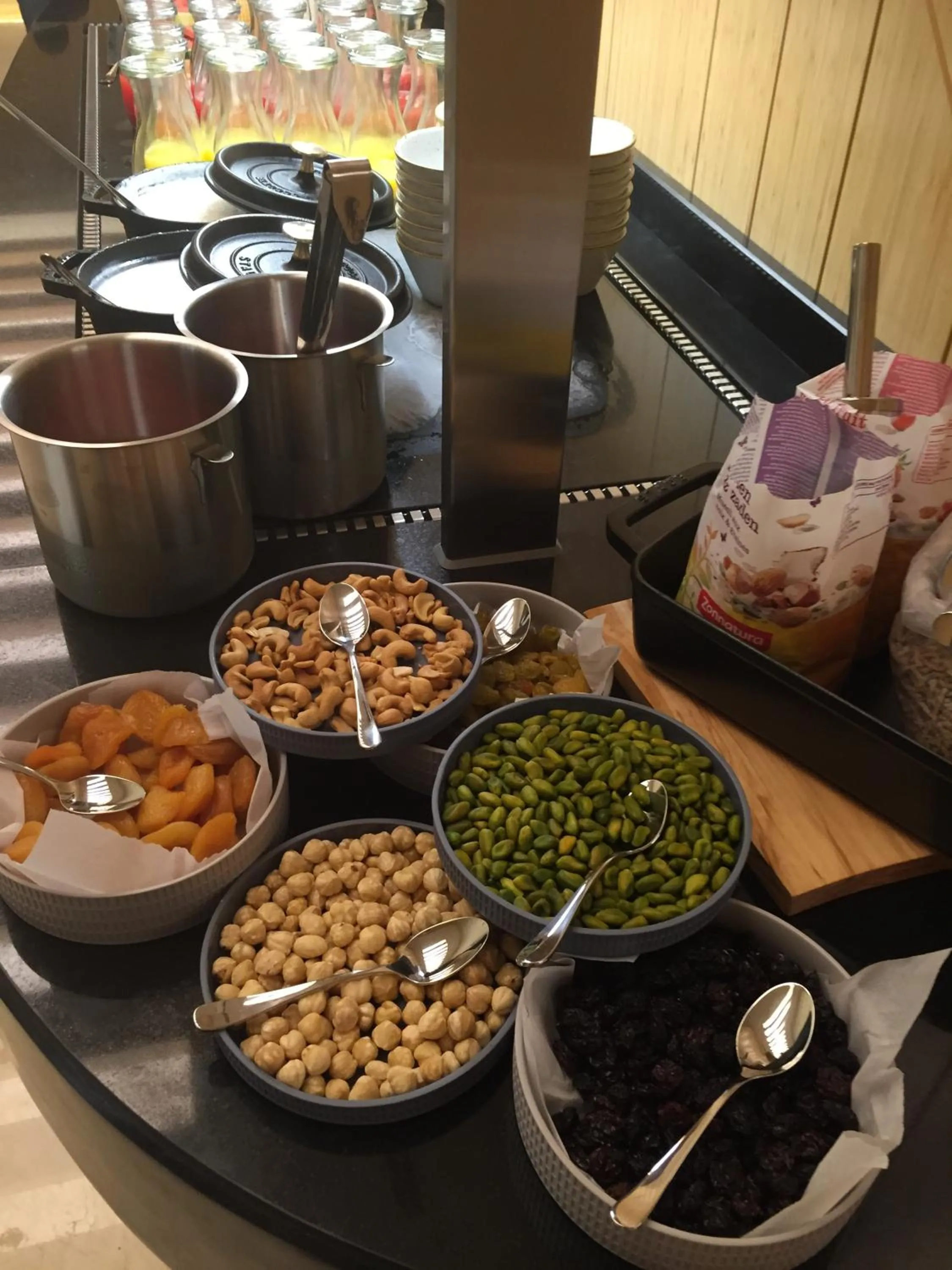 Buffet breakfast in Radisson Blu M'Bamou Palace Hotel, Brazzaville