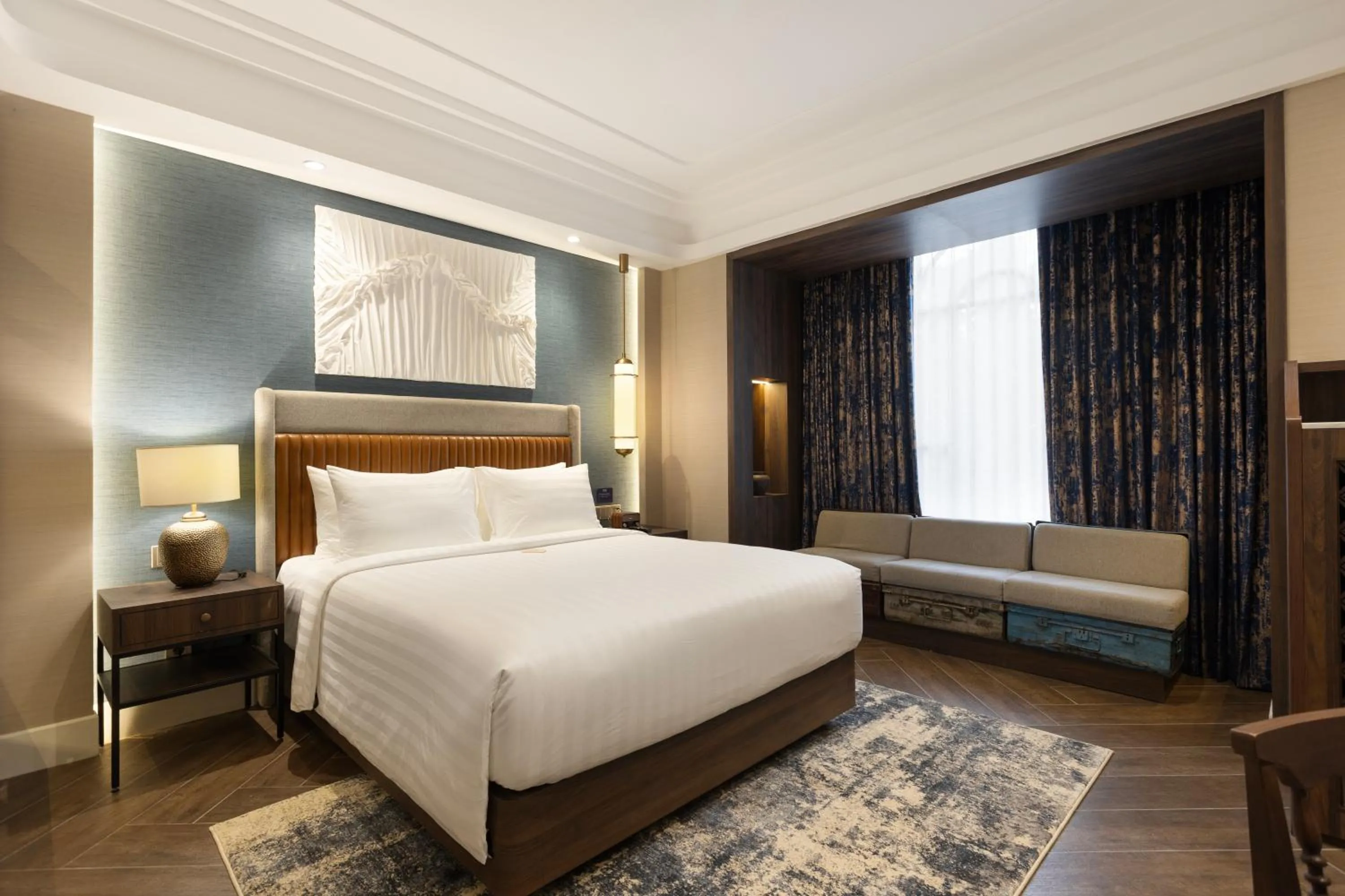 Bed in ASHLEY NEWAIR Menteng with Air Purifier