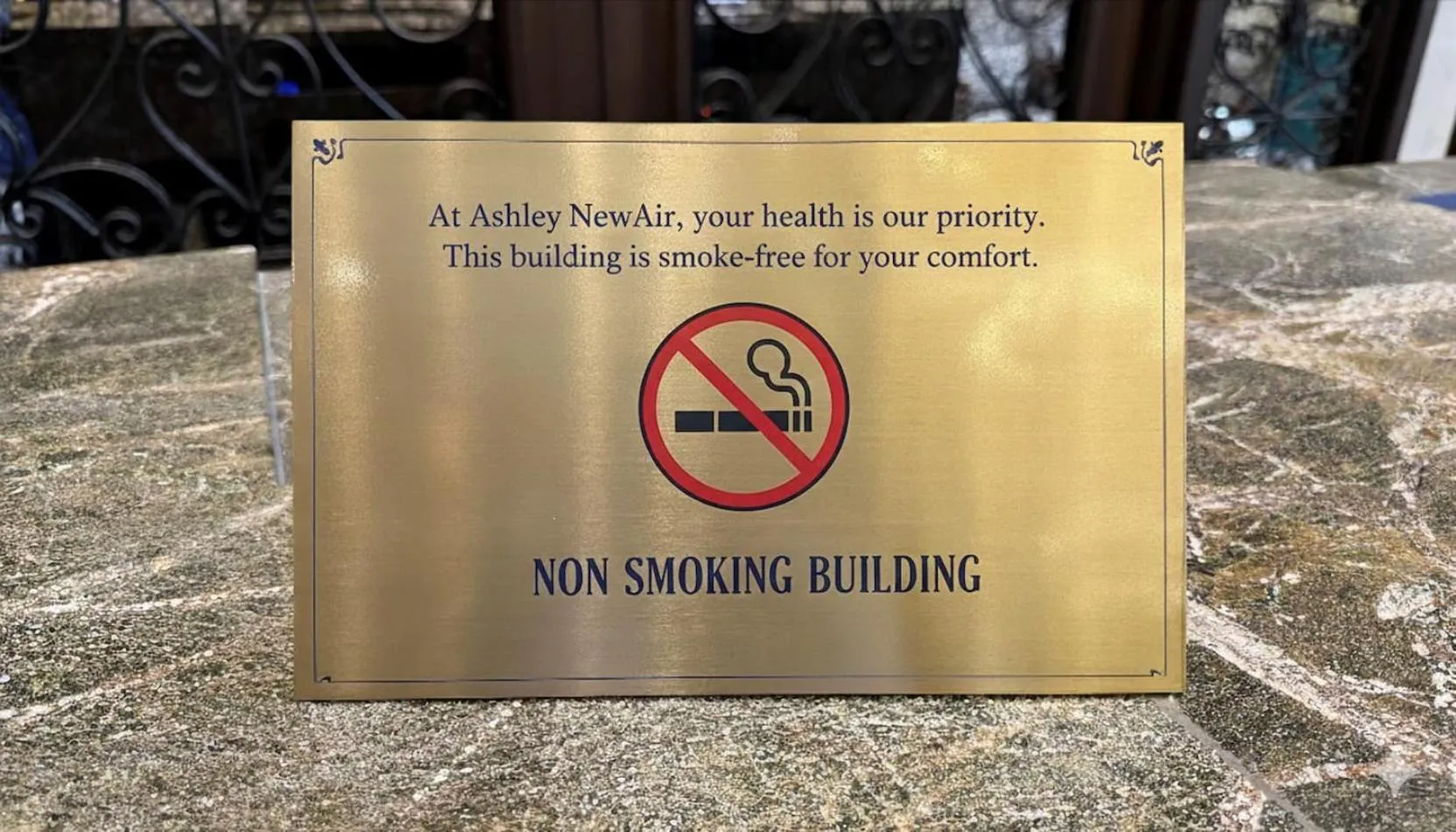 Logo/Certificate/Sign in ASHLEY NEWAIR Menteng with Air Purifier