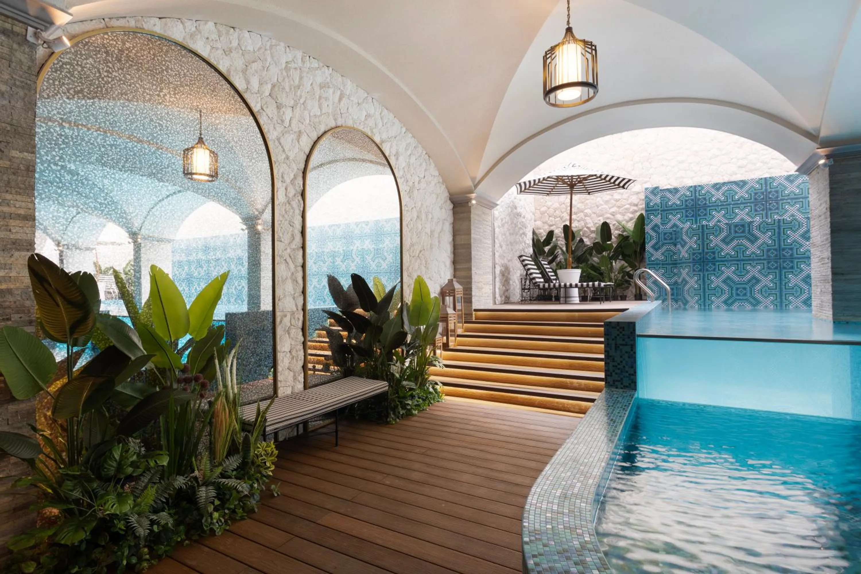 Swimming pool in ASHLEY NEWAIR Menteng with Air Purifier
