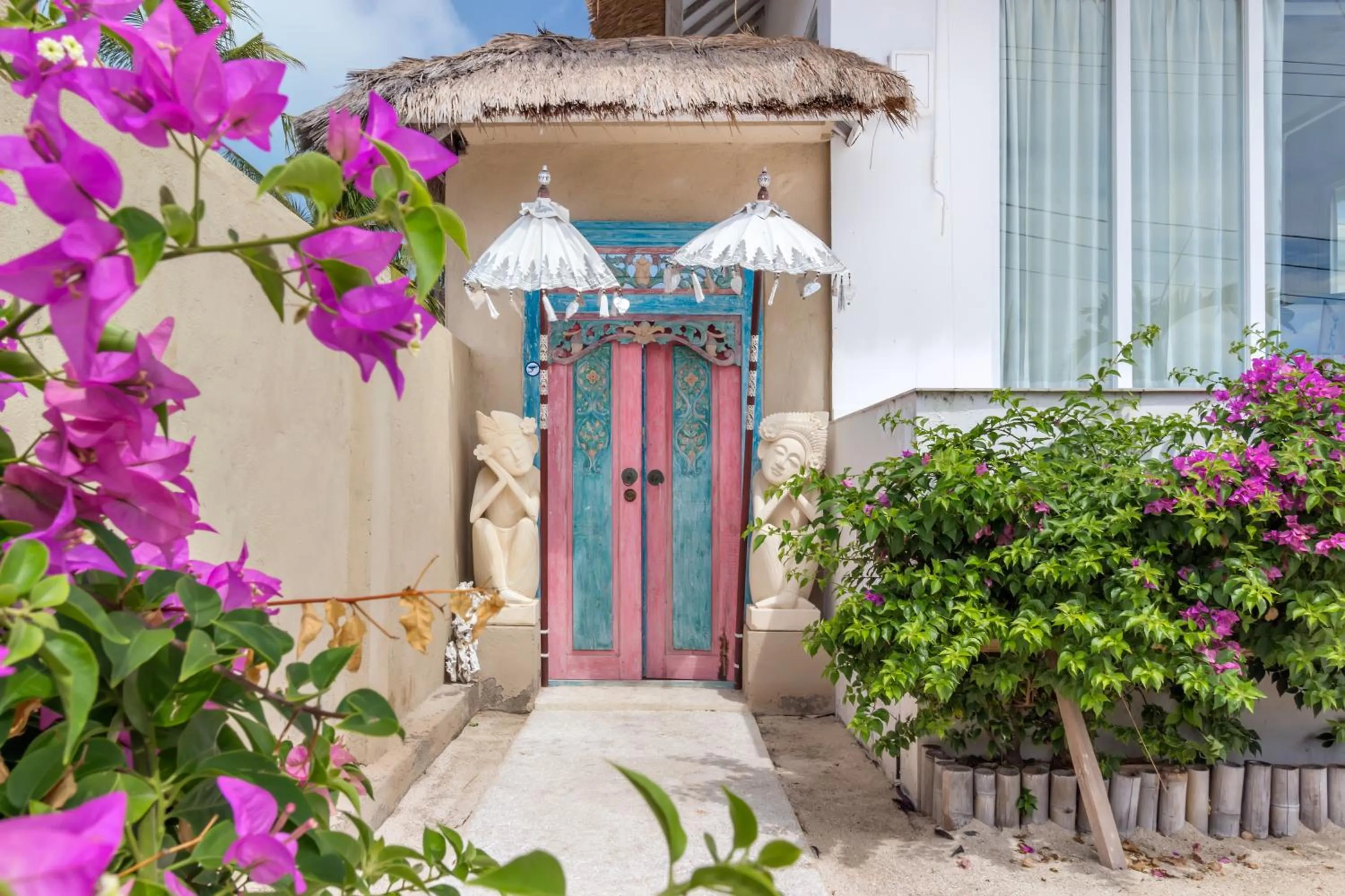 Garden in Villa Gili Bali Beach