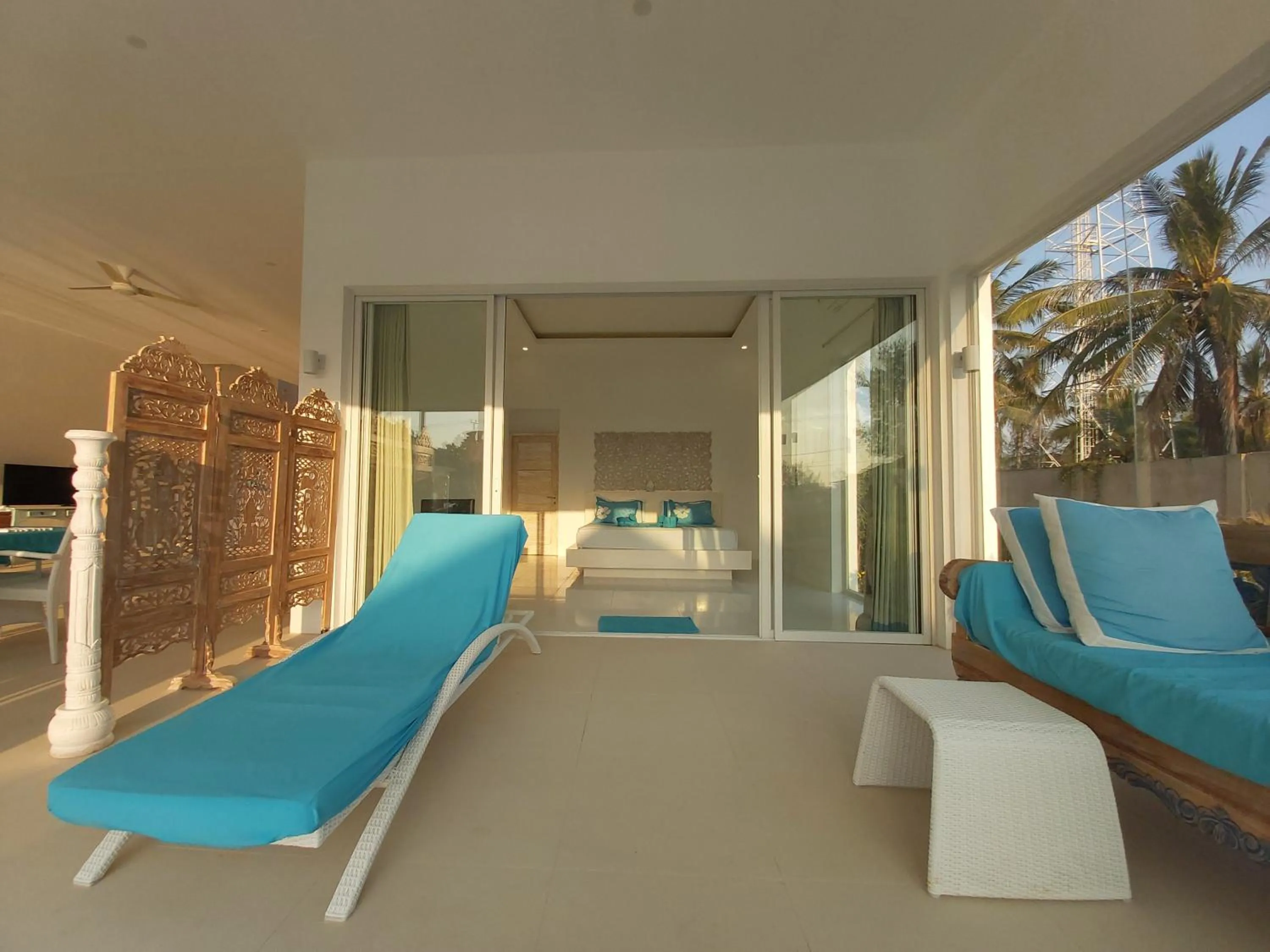 Patio in Villa Gili Bali Beach