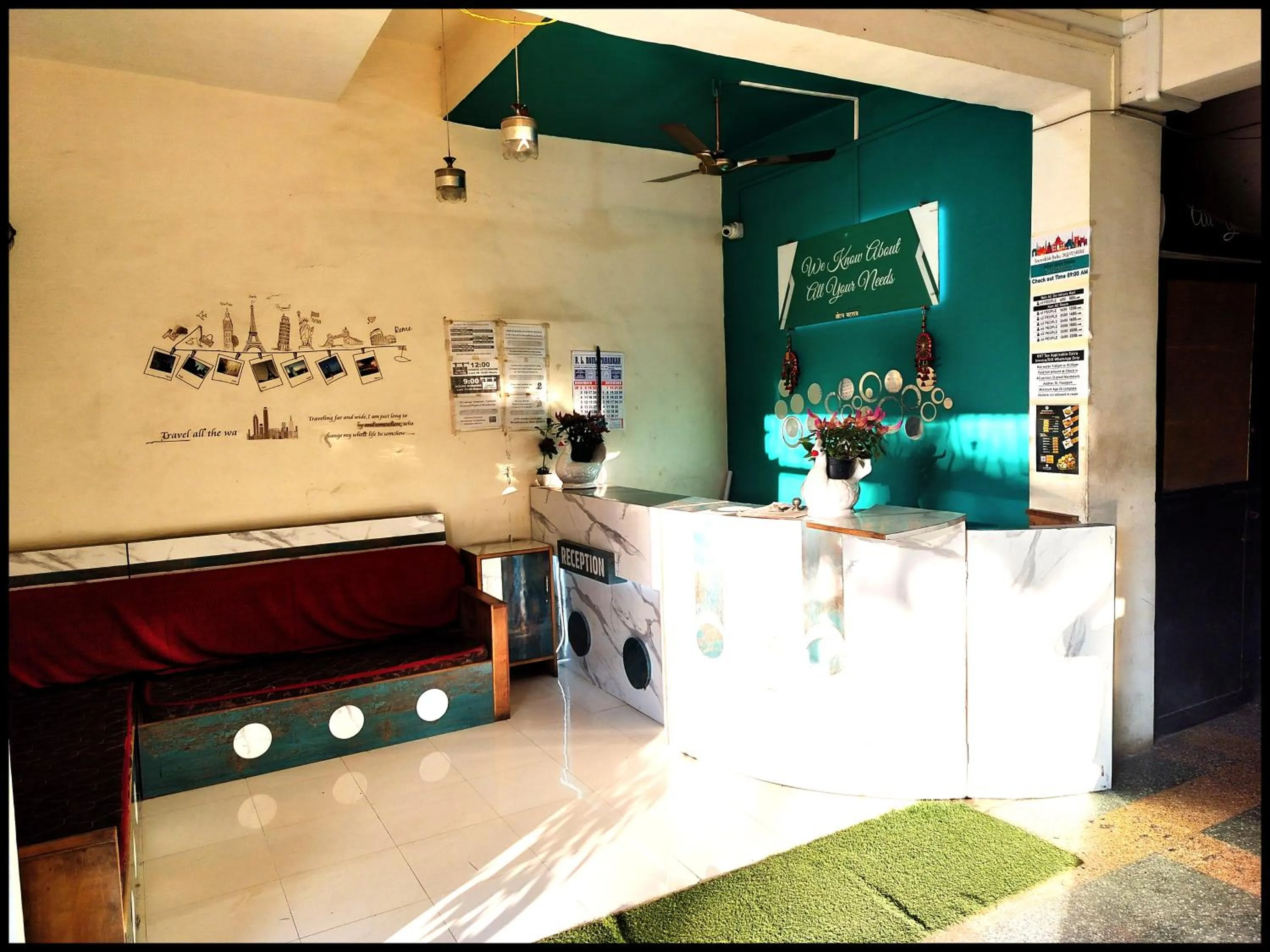 Lobby or reception in 6 CR Hotel Natraj RAILWAY STATION