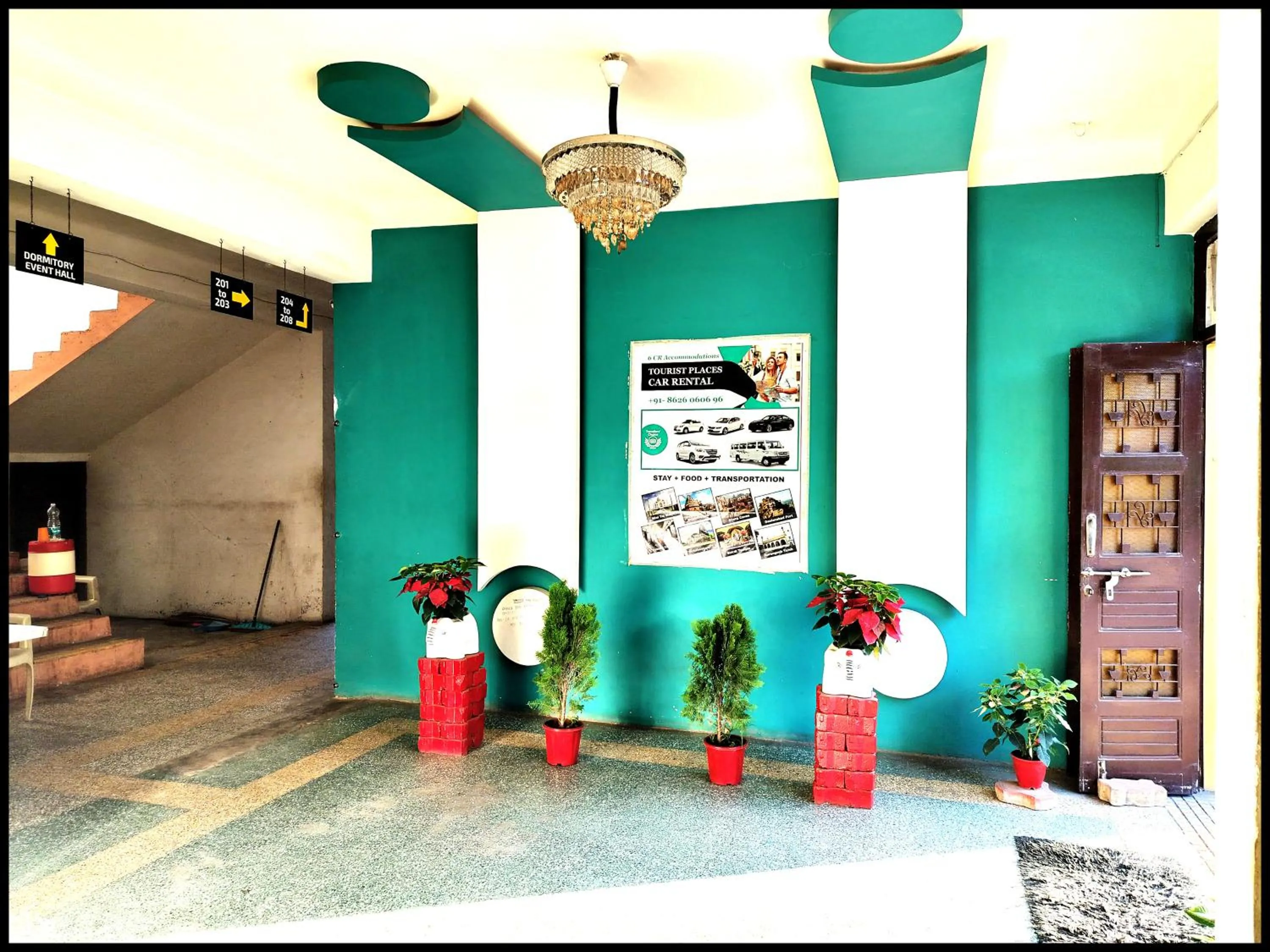 Lobby or reception in 6 CR Hotel Natraj RAILWAY STATION