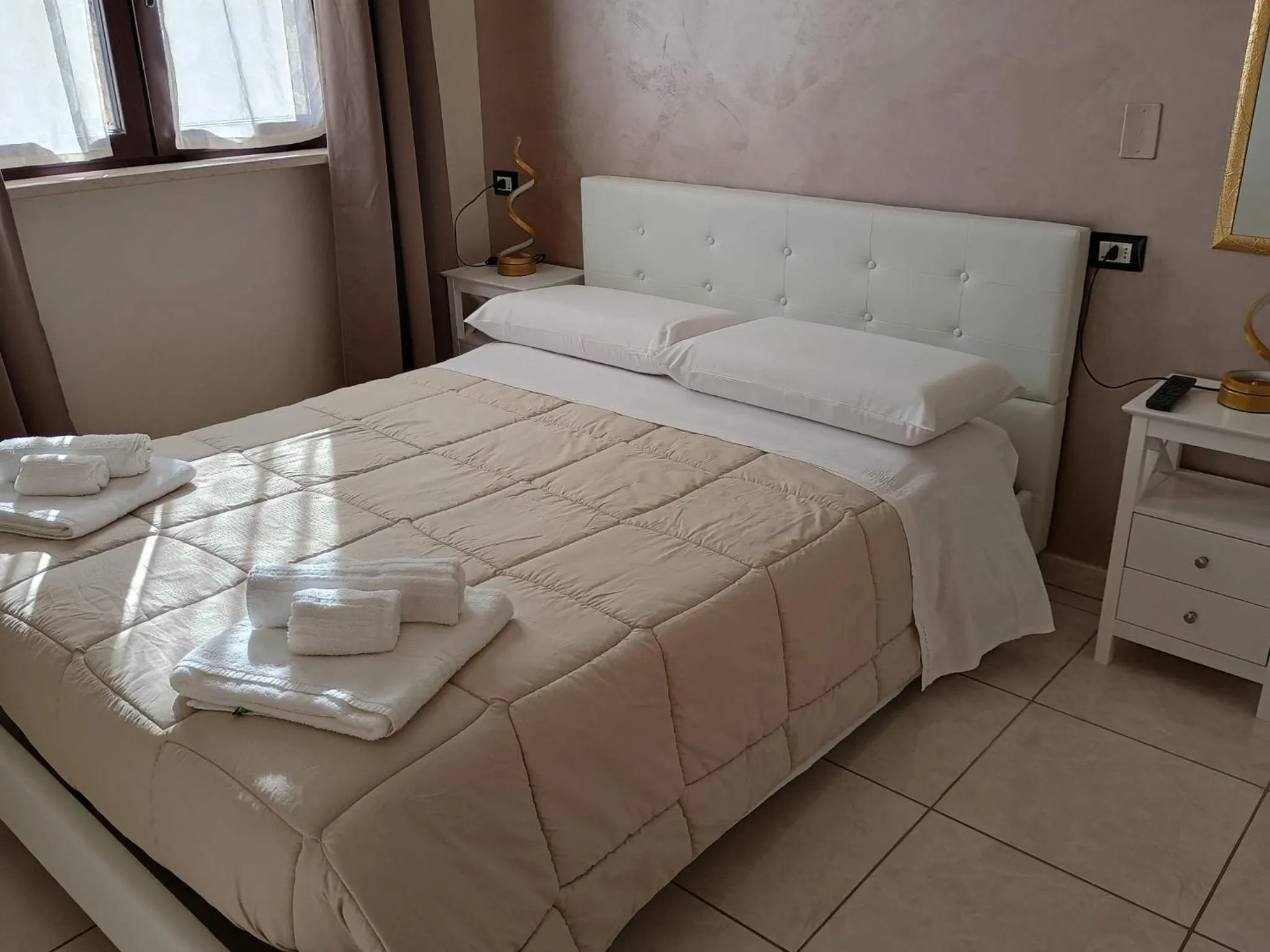 Bed in B&B Da Rocco